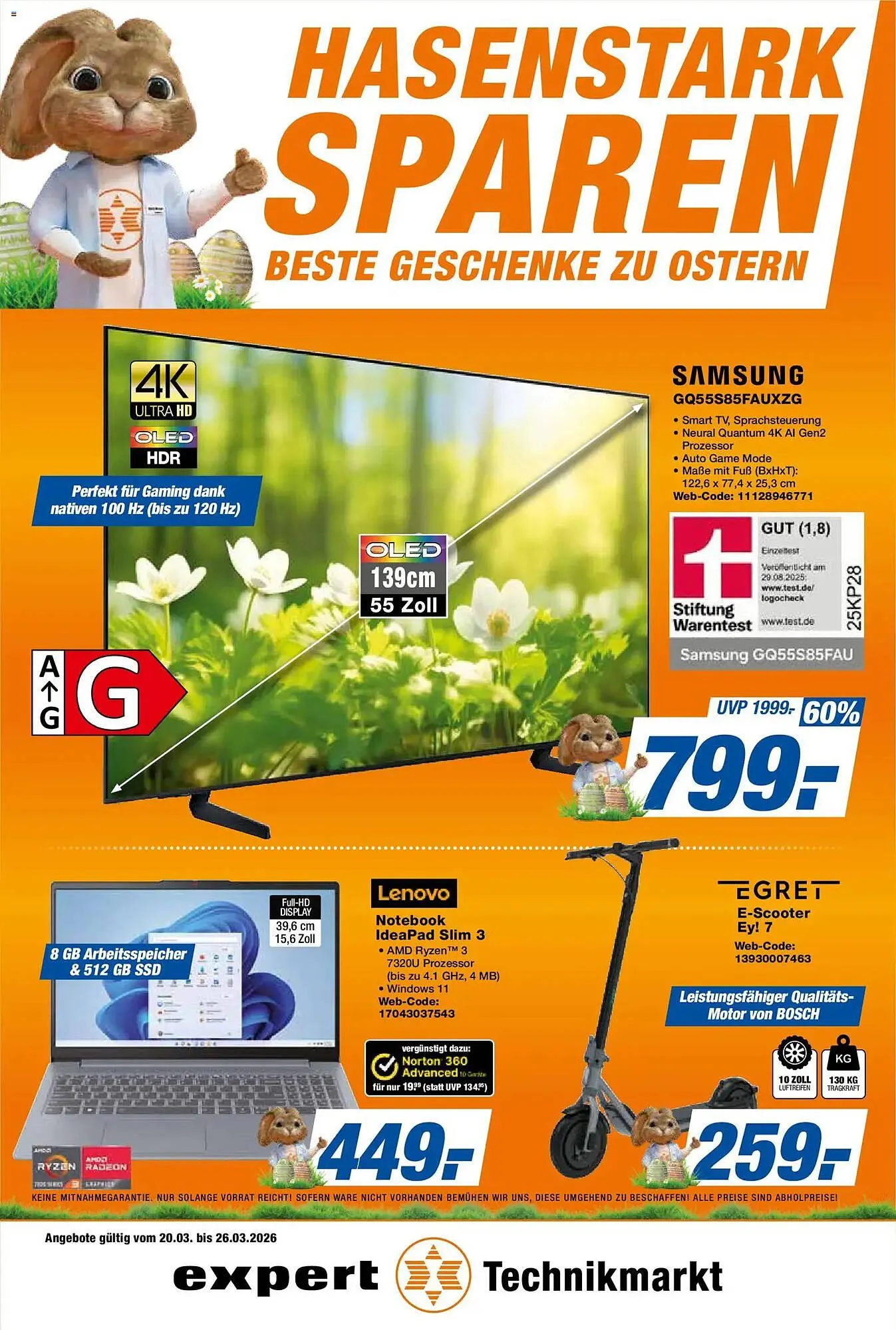Expert Prospekt von 20. März bis 26. März 2026 - Prospekt seite 1