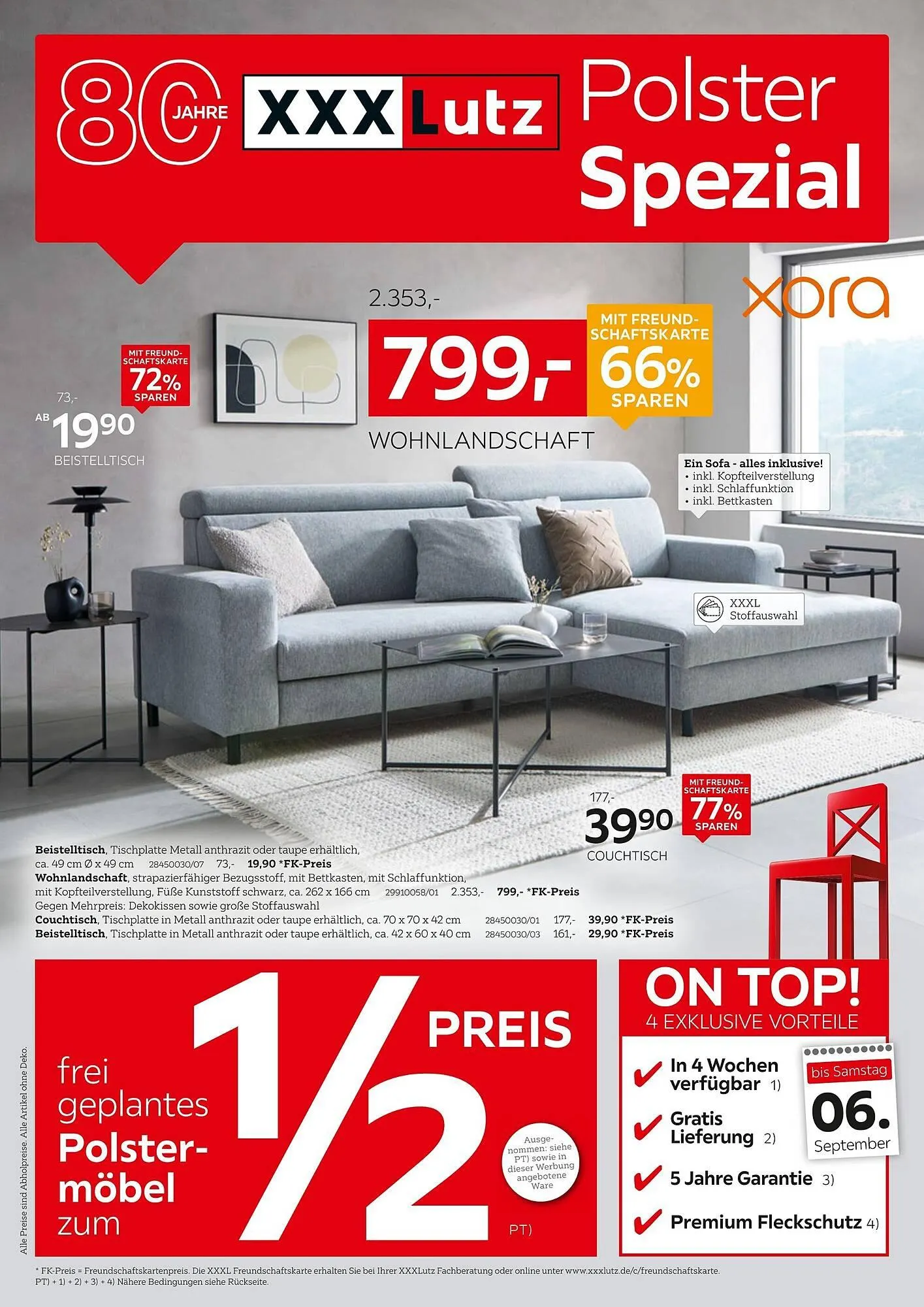 XXXLutz Prospekt von 1. September bis 14. September 2025 - Prospekt seite 1