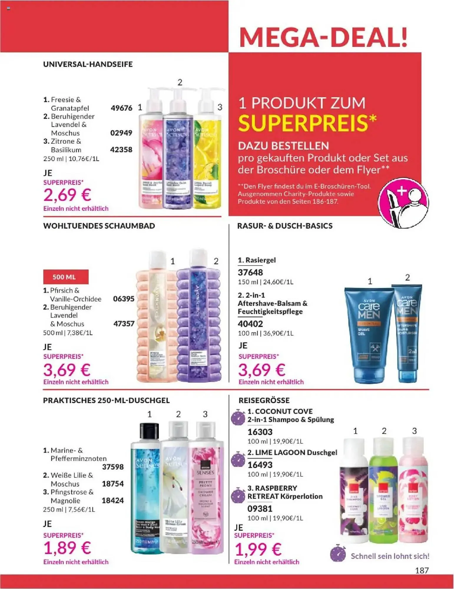 Avon Prospekt von 1. August bis 31. August 2025 - Prospekt seite 189