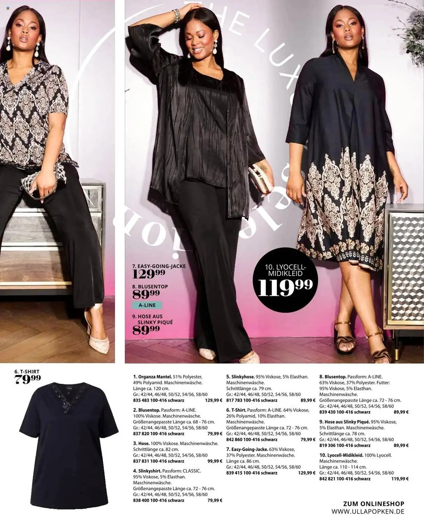 Ulla Popken Prospekt von 1. August bis 31. August 2025 - Prospekt seite 65