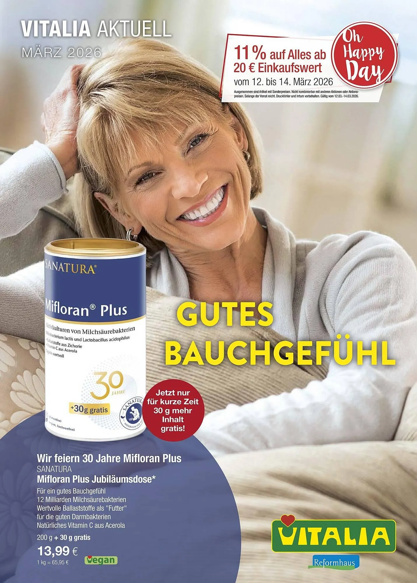 Vitalia Prospekt von 1. März bis 31. März 2026 - Prospekt seite 1