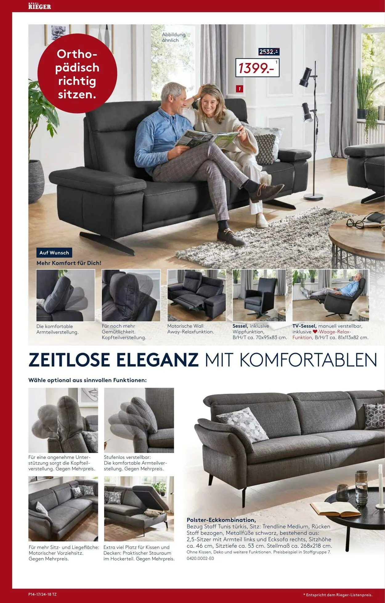 Möbel Rieger Aktueller Prospekt von 19. November bis 3. Dezember 2025 - Prospekt seite 18