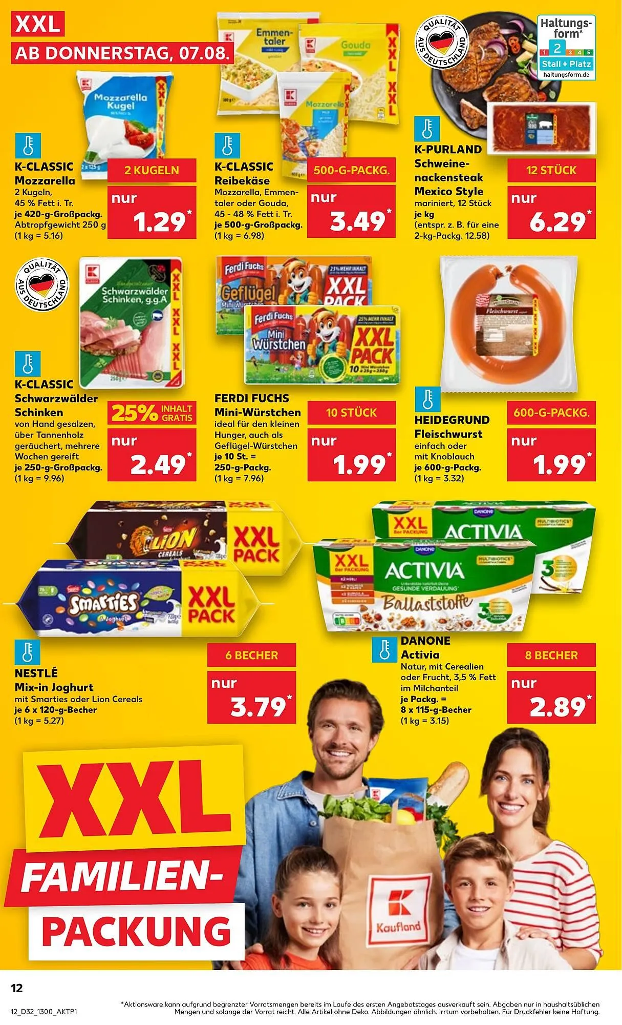 Kaufland Prospekt von 7. August bis 13. August 2025 - Prospekt seite 12