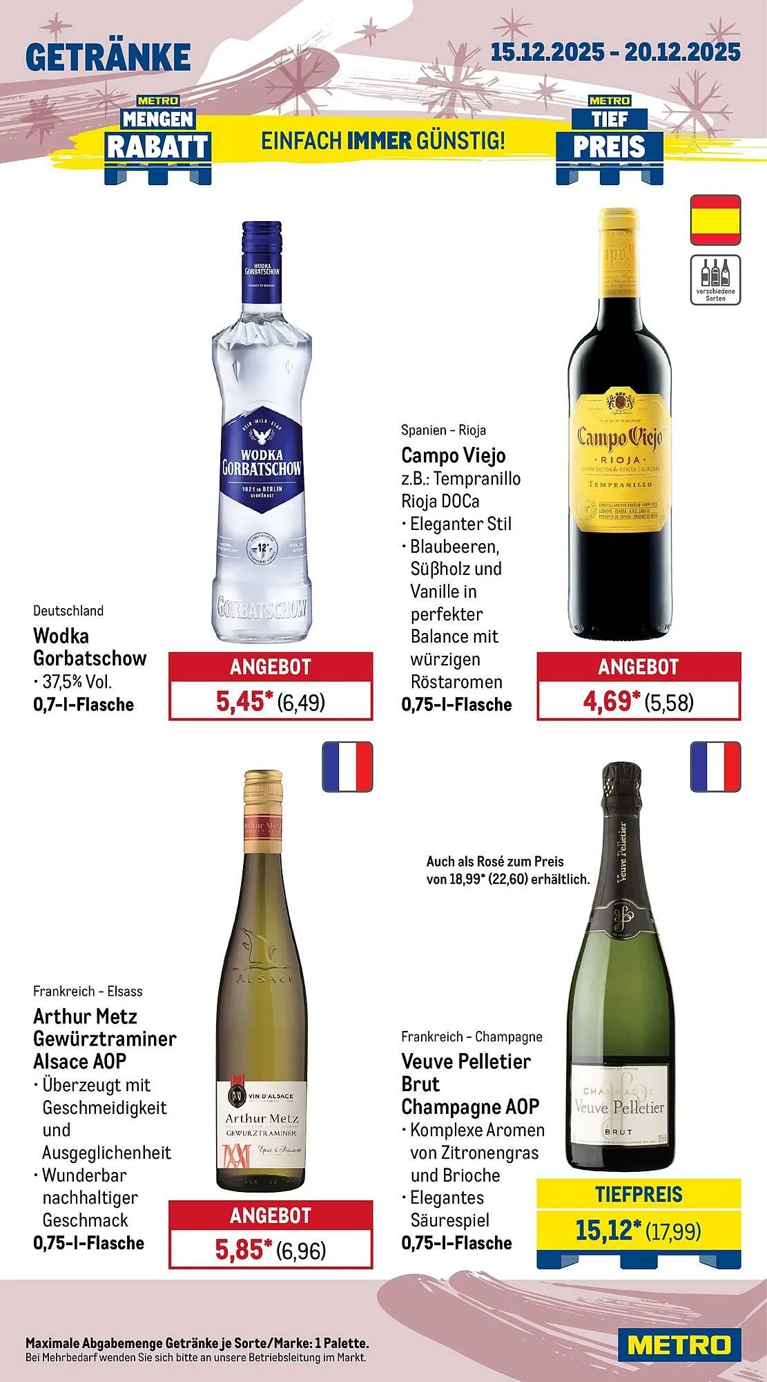 METRO Prospekt von 15. Dezember bis 20. Dezember 2025 - Prospekt seite 17