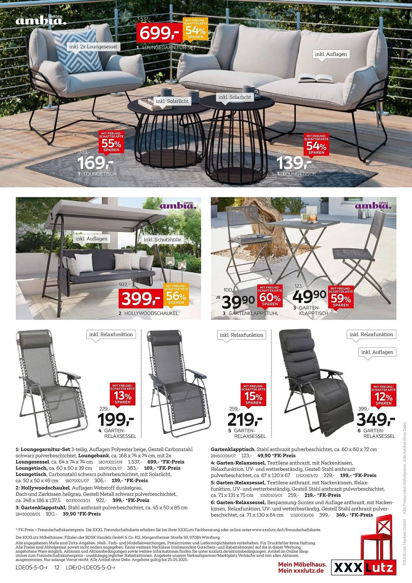 XXXLutz Prospekt von 12. Mai bis 25. Mai 2025 - Prospekt seite 12