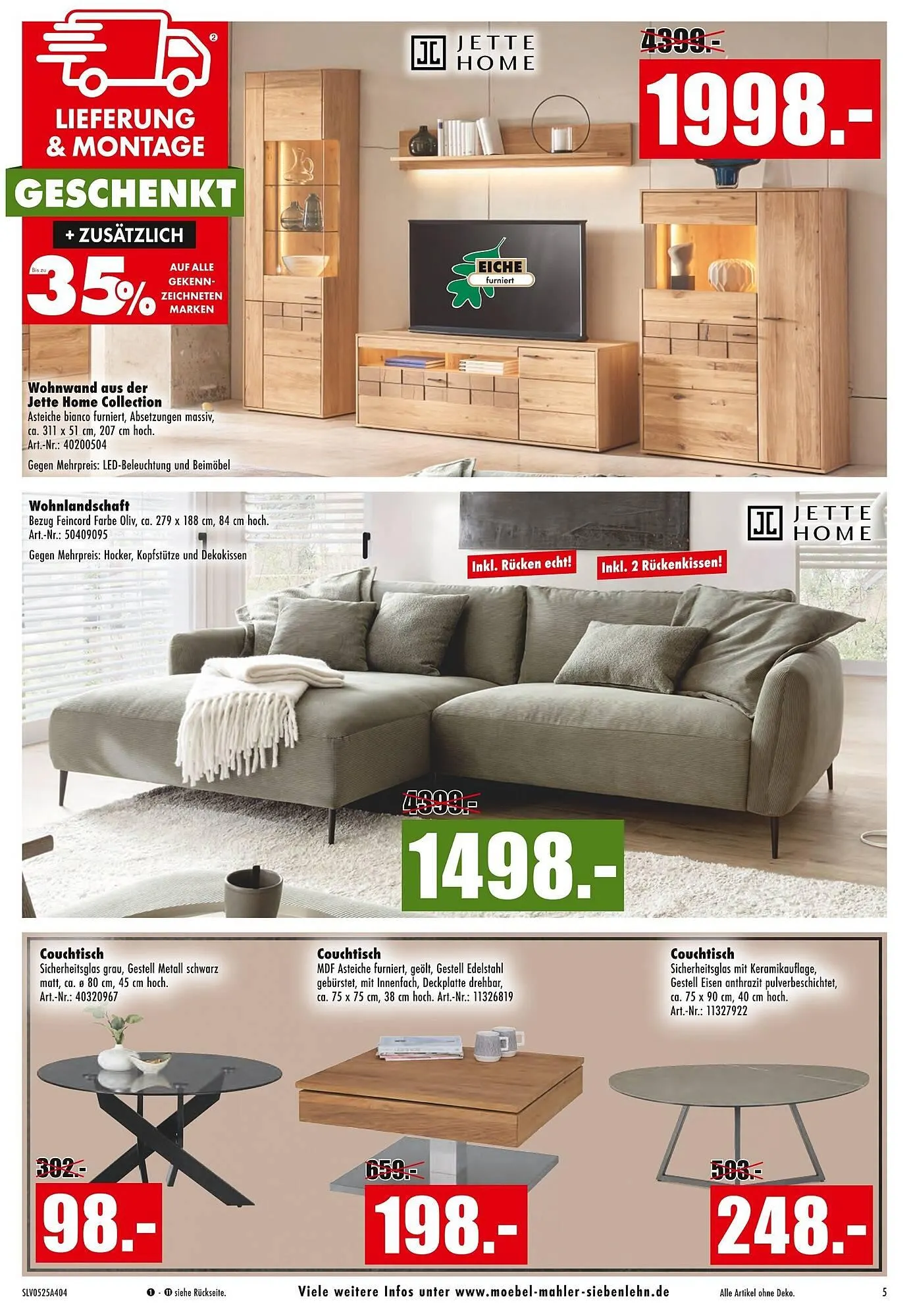 Möbel Mahler Prospekt von 14. Mai bis 27. Mai 2025 - Prospekt seite 5