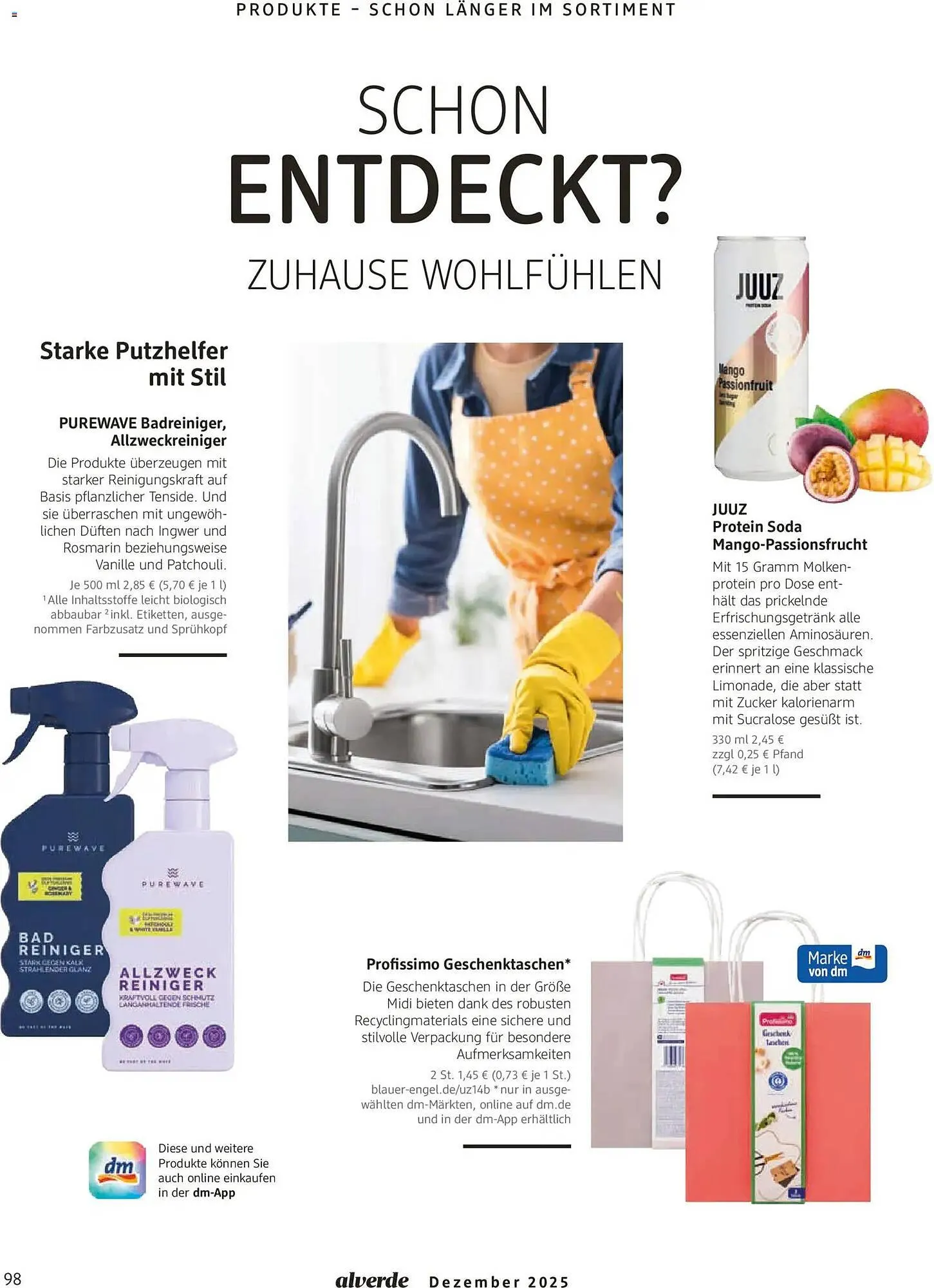 Dm drogerie Magazin von 1. Januar bis 31. Januar 2026 - Prospekt seite 98