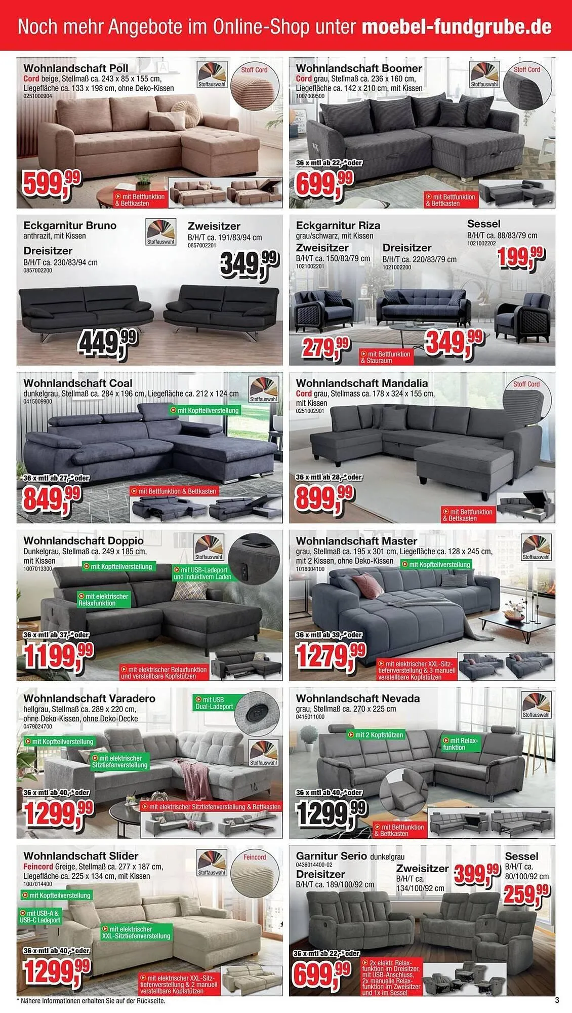 Möbelfundgrube Prospekt von 21. August bis 3. September 2025 - Prospekt seite 3