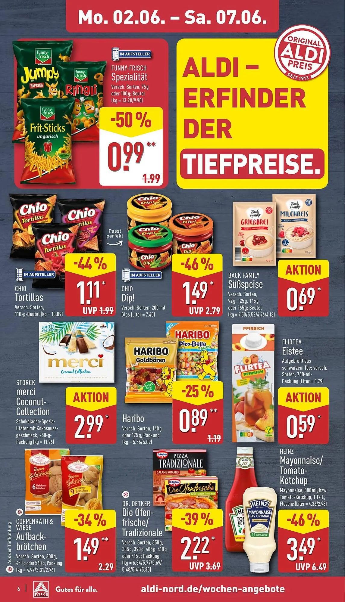 Aldi Nord Prospekt von 2. Juni bis 7. Juni 2025 - Prospekt seite 6