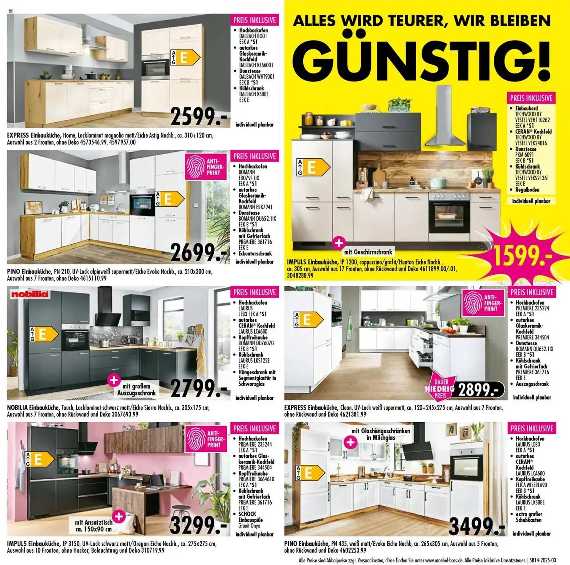 Möbel Boss Prospekt von 31. März bis 6. April 2025 - Prospekt seite 3
