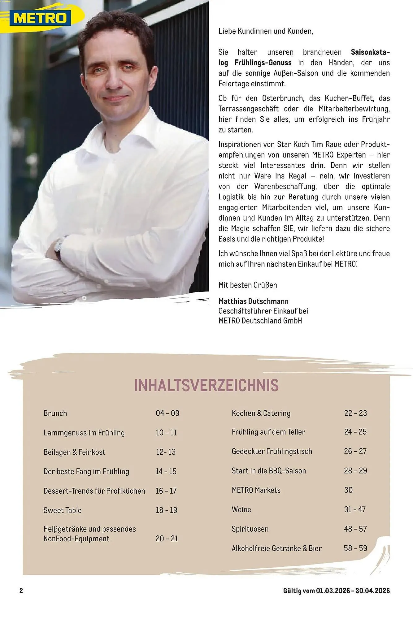 METRO Prospekt von 22. März bis 28. März 2026 - Prospekt seite 2