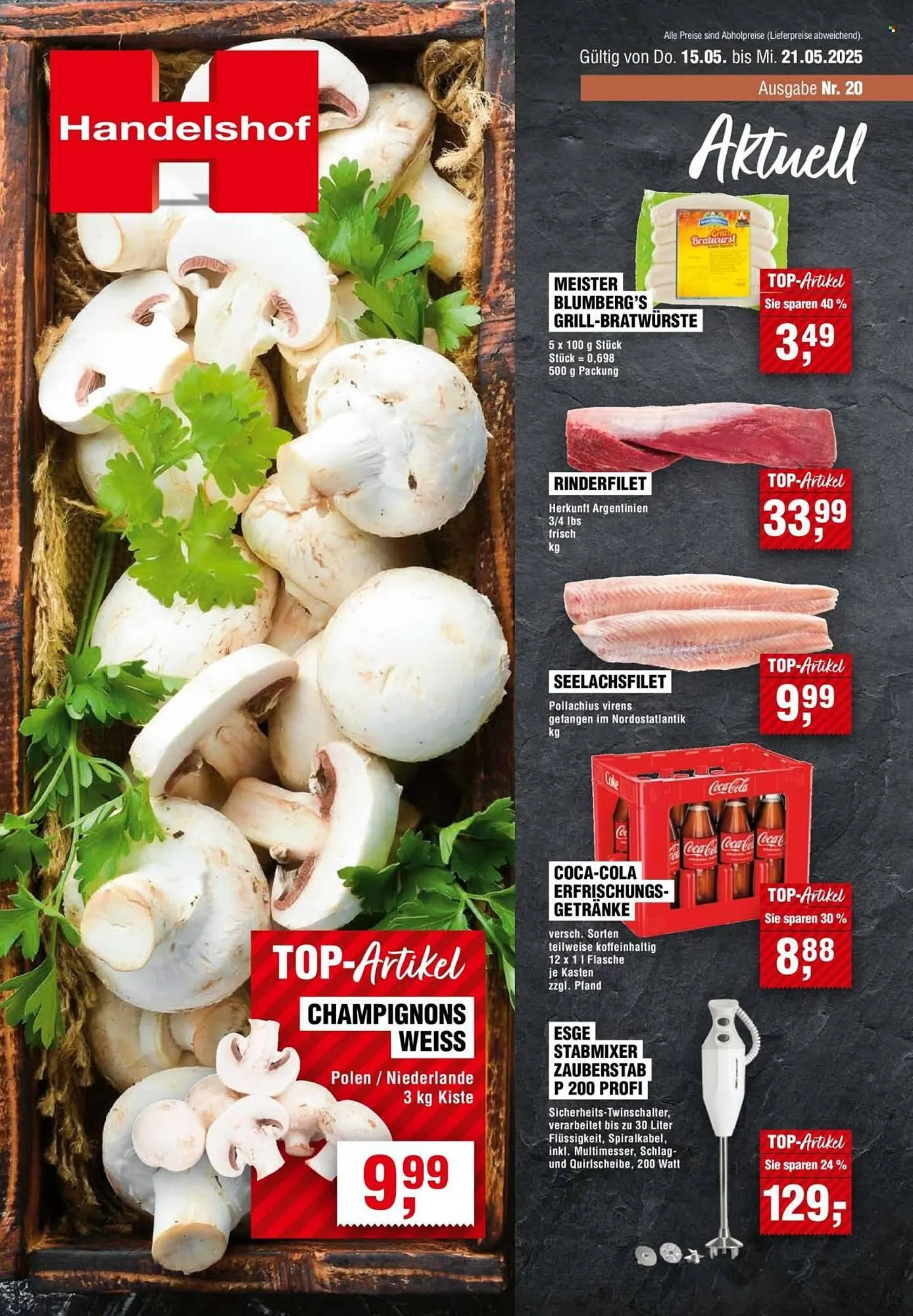 Handelshof Prospekt von 15. Mai bis 21. Mai 2025 - Prospekt seite 1