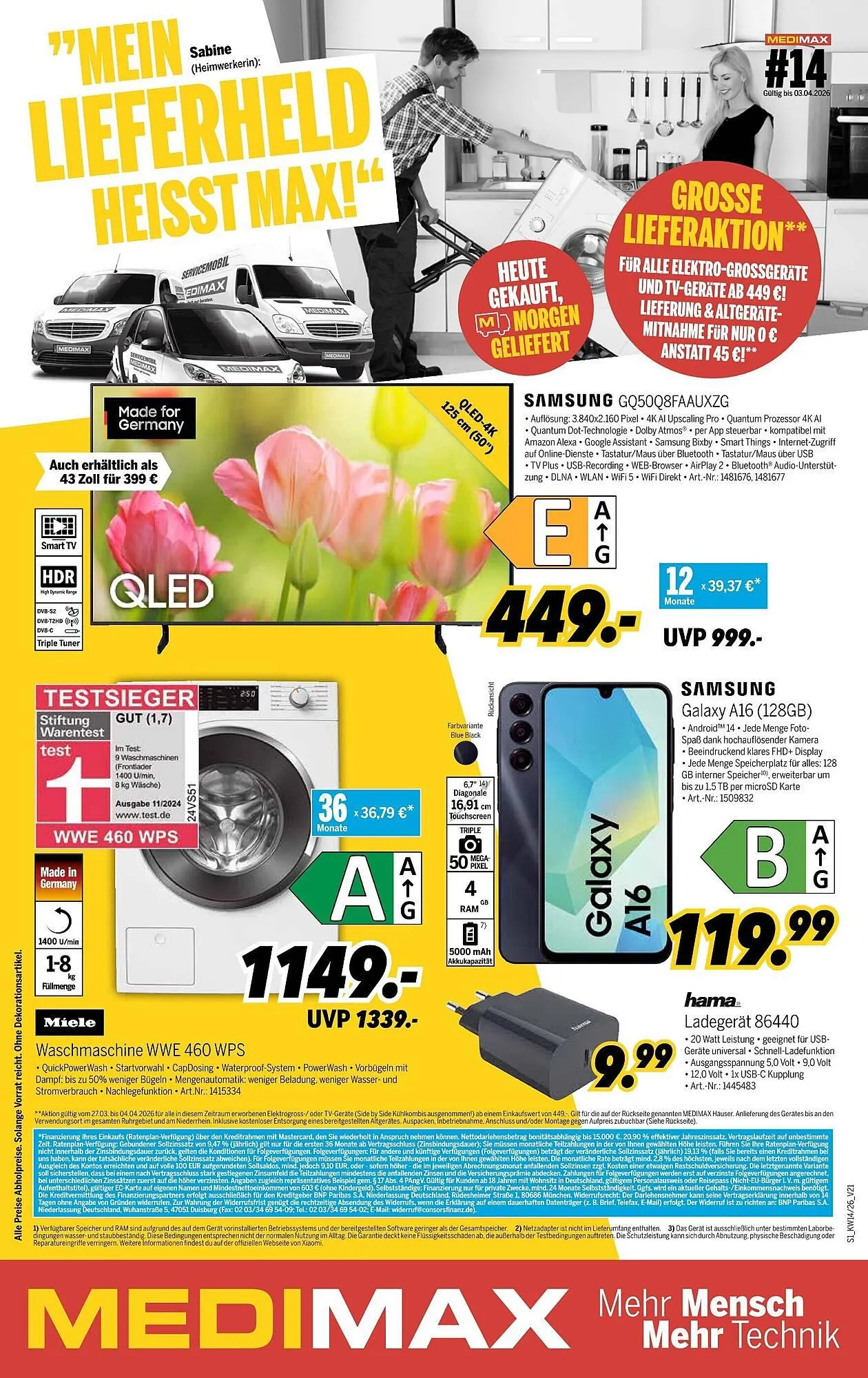 MEDIMAX Prospekt von 27. März bis 3. April 2026 - Prospekt seite 1