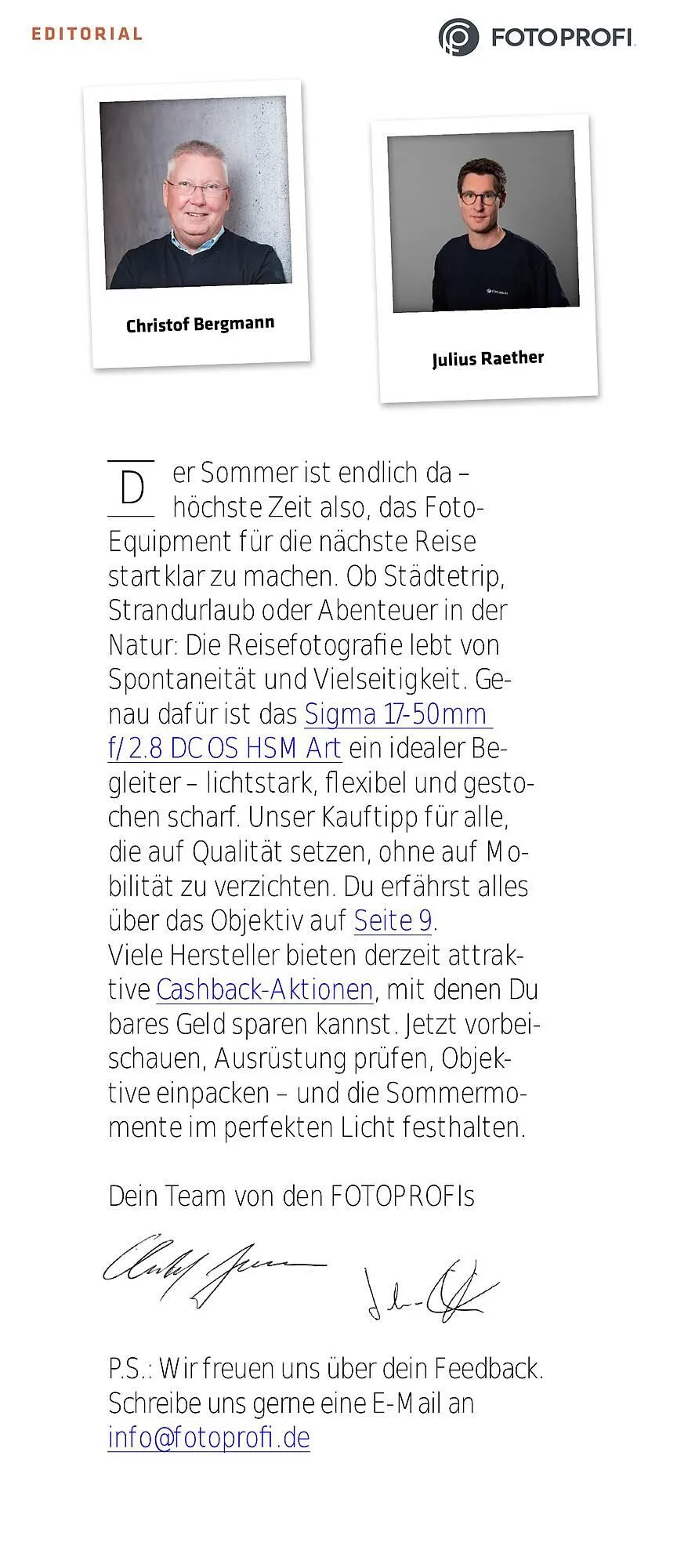 Fotoprofi Prospekt von 28. Juni bis 11. Juli 2025 - Prospekt seite 2