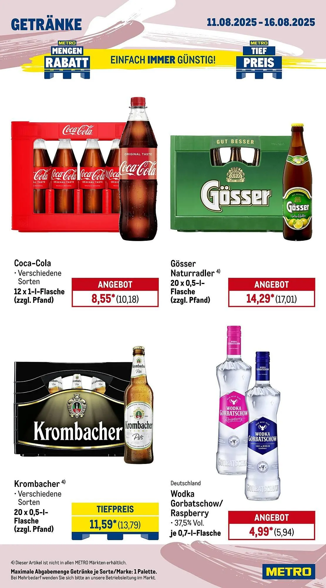 METRO Prospekt von 11. August bis 17. August 2025 - Prospekt seite 15