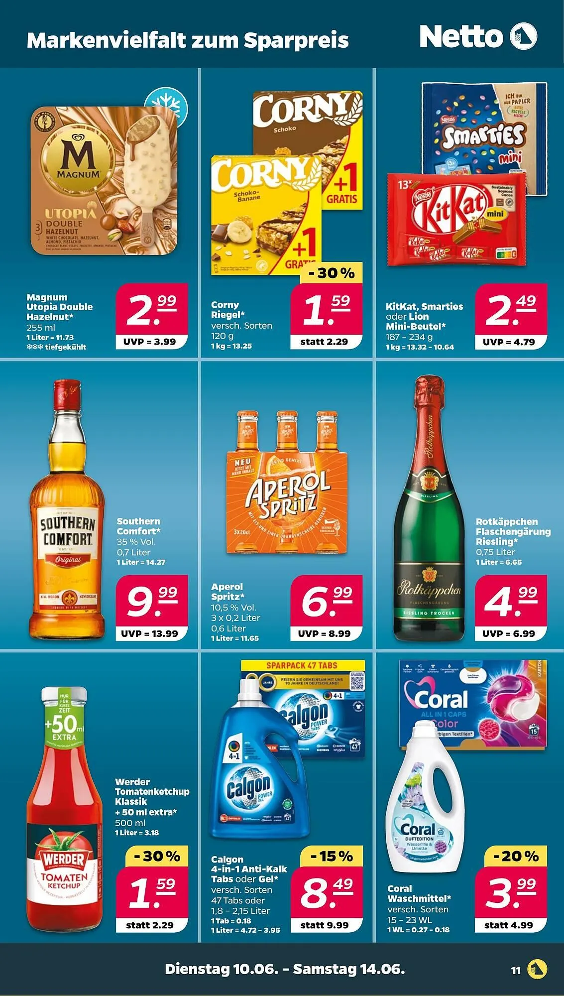 NETTO Prospekt von 10. Juni bis 14. Juni 2025 - Prospekt seite 11