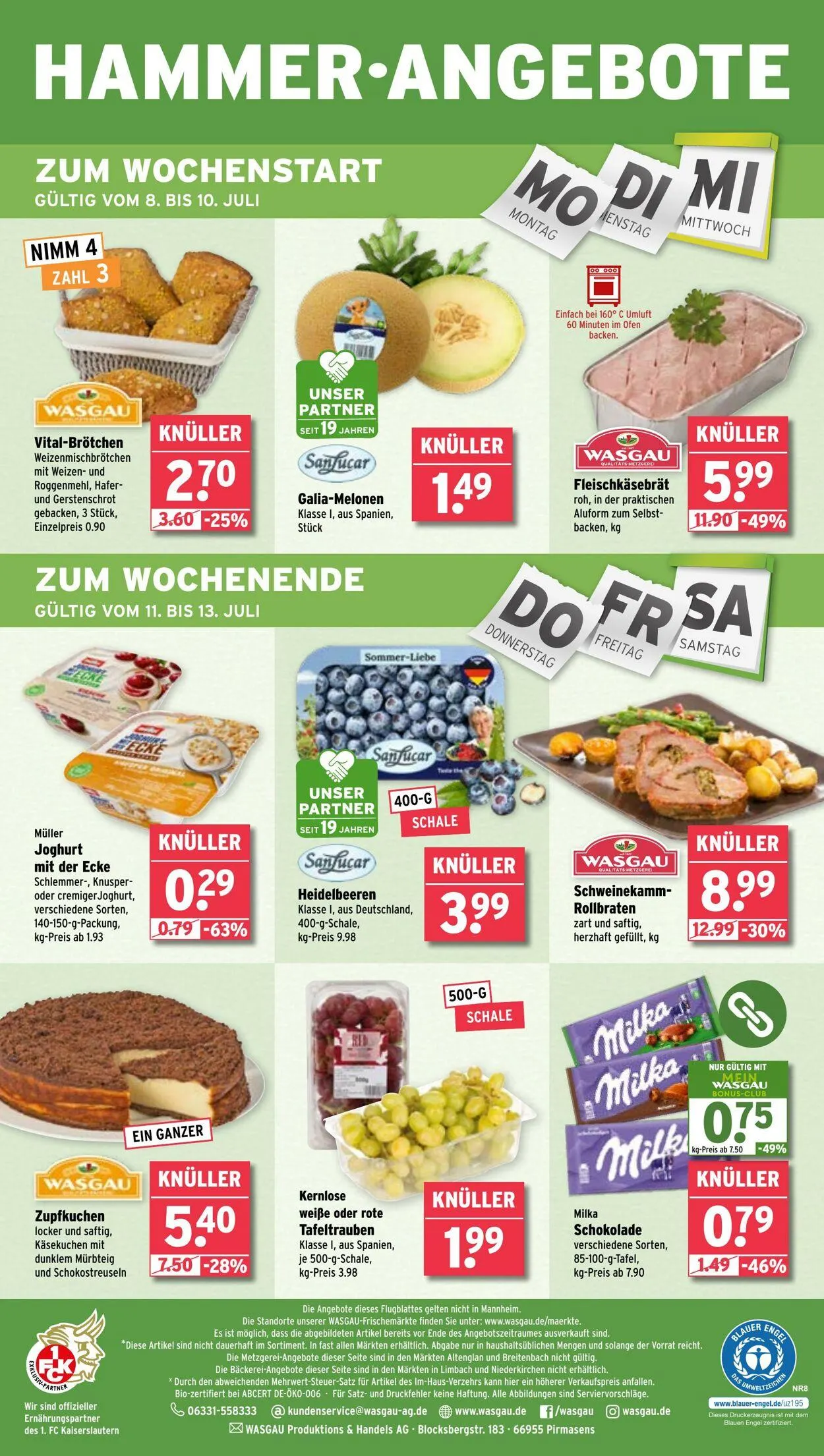 WASGAU Aktueller Prospekt von 27. Juli bis 10. August 2025 - Prospekt seite 24