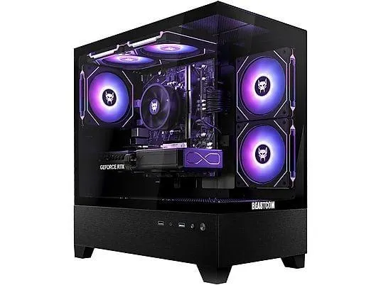 BEASTCOM Q5 | Pro Gaming, Gaming-PC mit AMD Ryzen™ 7, 16 GB RAM, 1 TB SSD, NVIDIA, NVidia GeForce RTX™ 5060 Ti, Windows 11 Pro