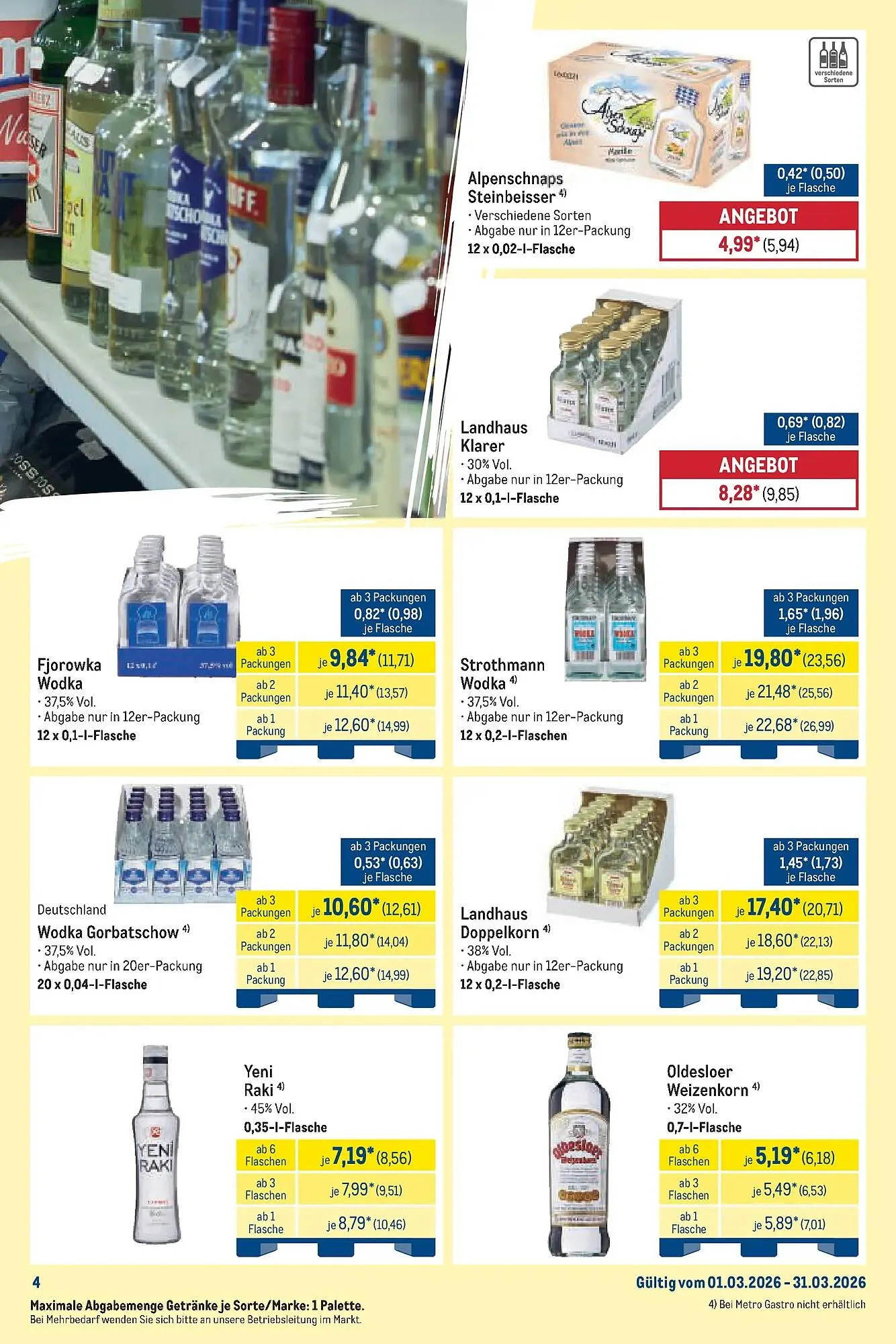 METRO Prospekt von 8. März bis 14. März 2026 - Prospekt seite 4