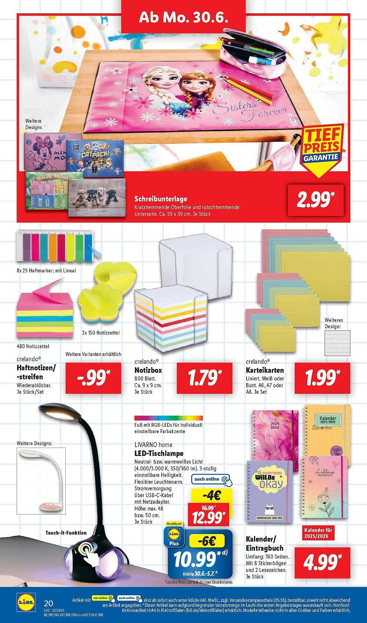 Lidl Prospekt von 29. Juni bis 5. Juli 2025 - Prospekt seite 30