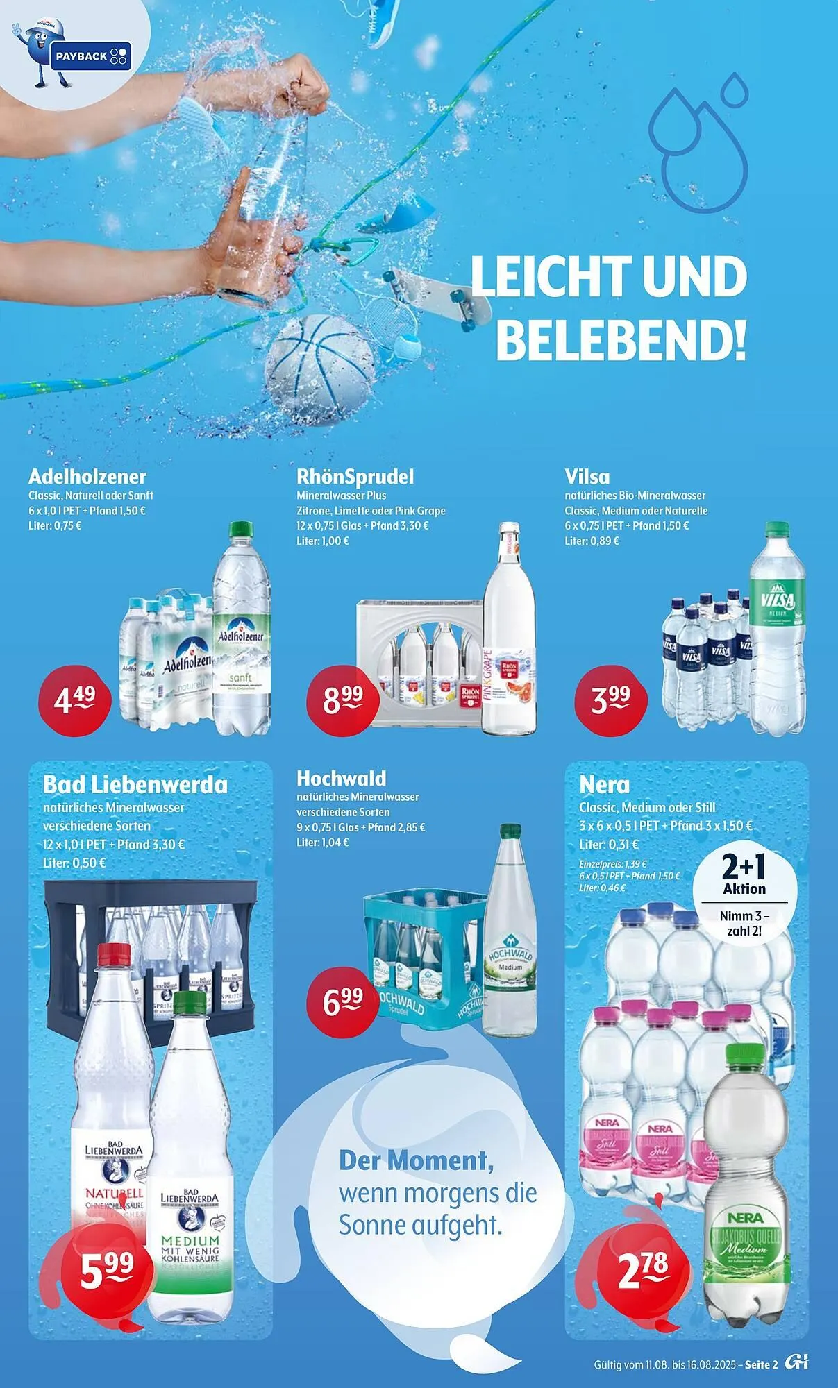 Getränke Hoffmann Prospekt von 11. August bis 16. August 2025 - Prospekt seite 2