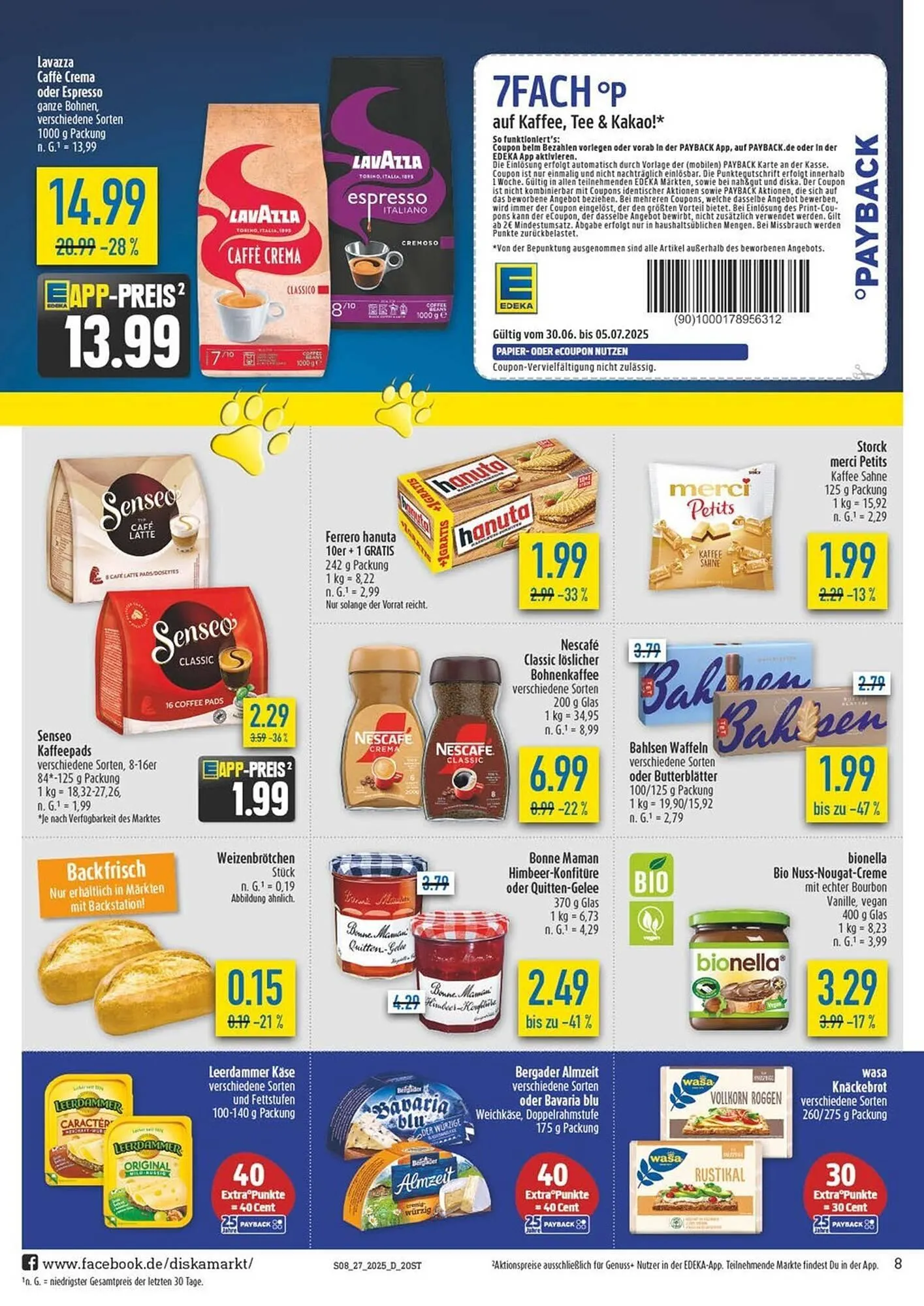 diska Prospekt von 30. Juni bis 5. Juli 2025 - Prospekt seite 8