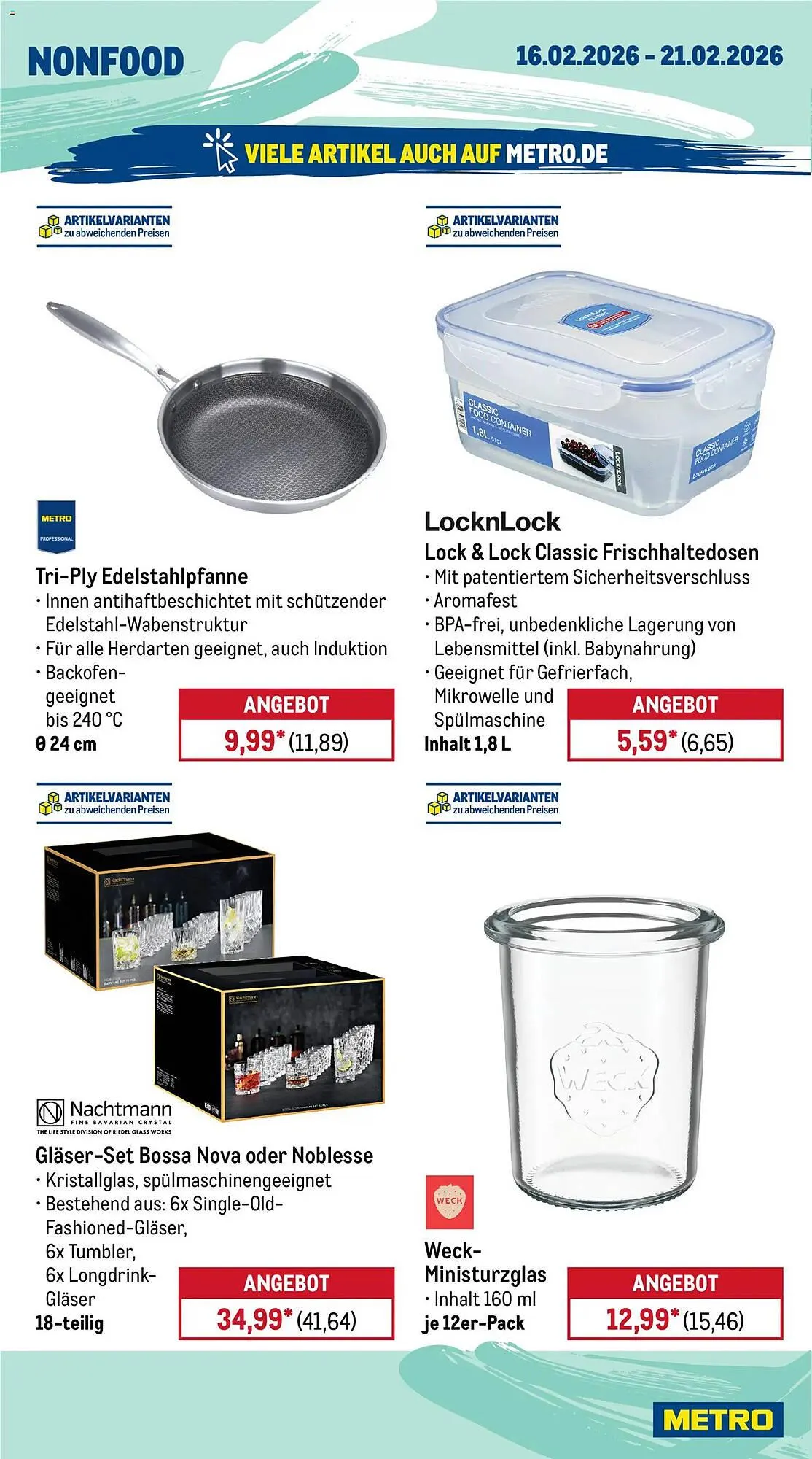 METRO Prospekt von 16. Februar bis 21. Februar 2026 - Prospekt seite 20