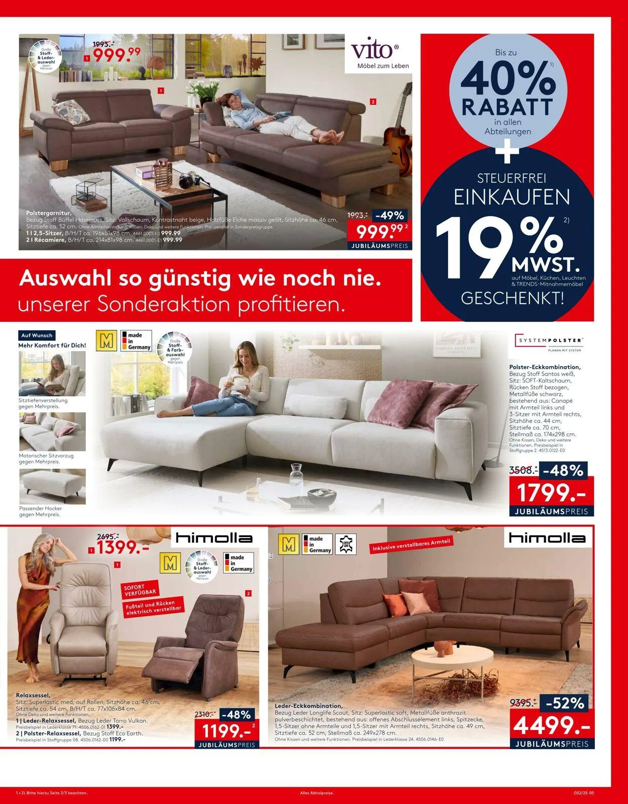 Möbel Rieger von 23. Dezember bis 23. Januar 2026 - Prospekt seite 5