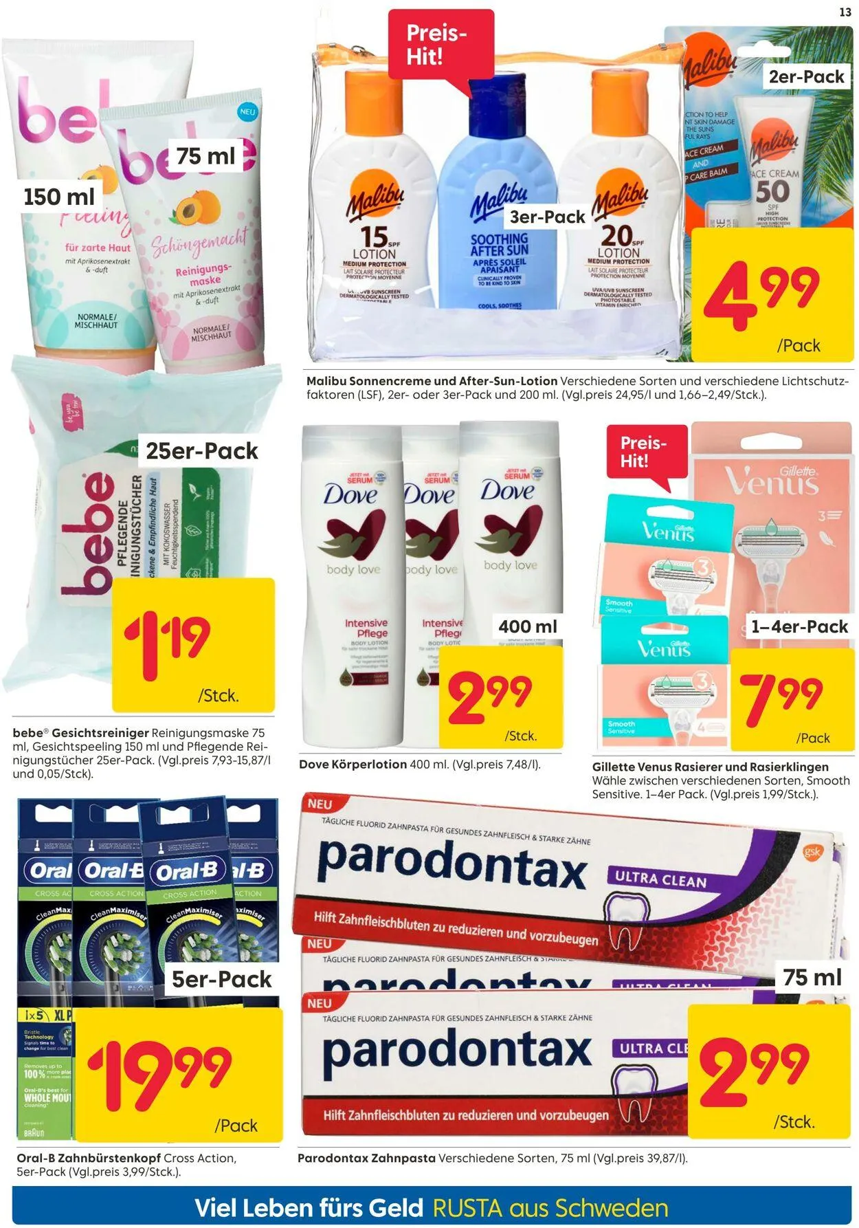 Rusta von 7. Juli bis 21. Juli 2025 - Prospekt seite 13