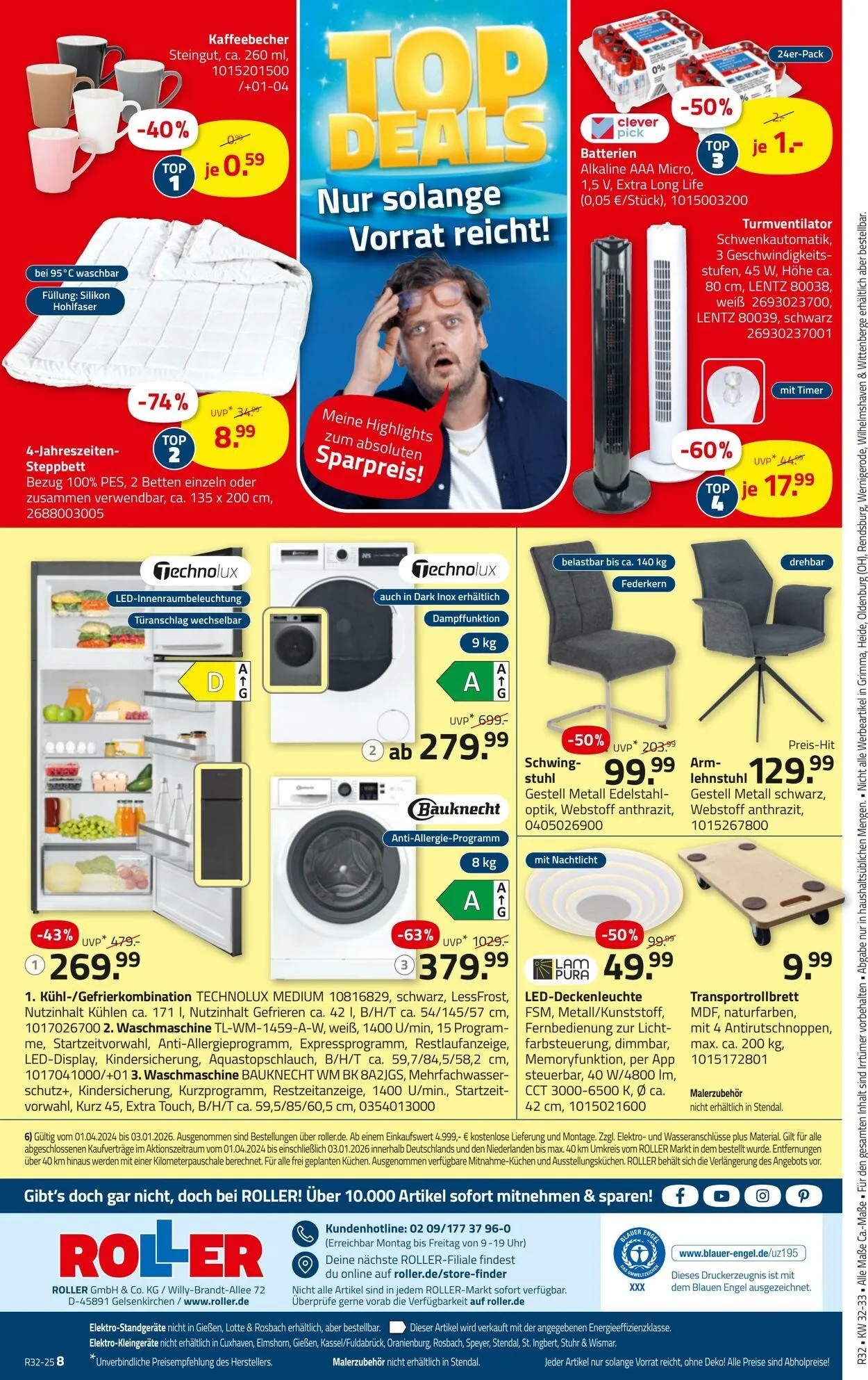 Roller Aktueller Prospekt von 3. August bis 16. August 2025 - Prospekt seite 11