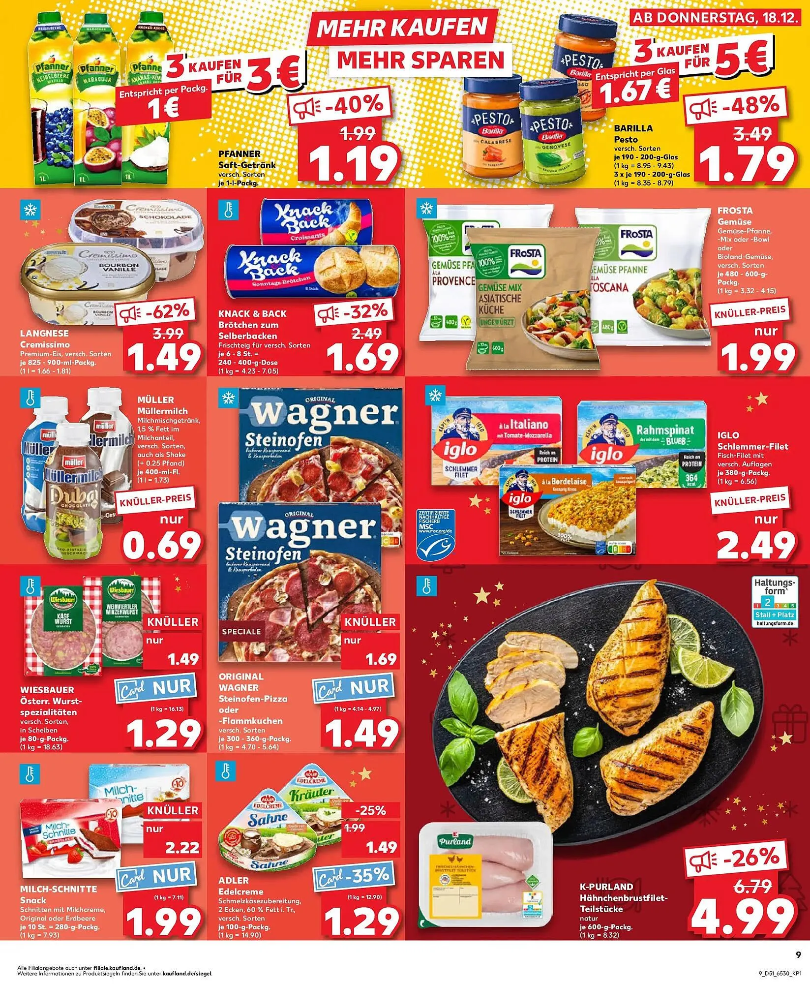Kaufland Prospekt von 21. Dezember bis 24. Dezember 2025 - Prospekt seite 9