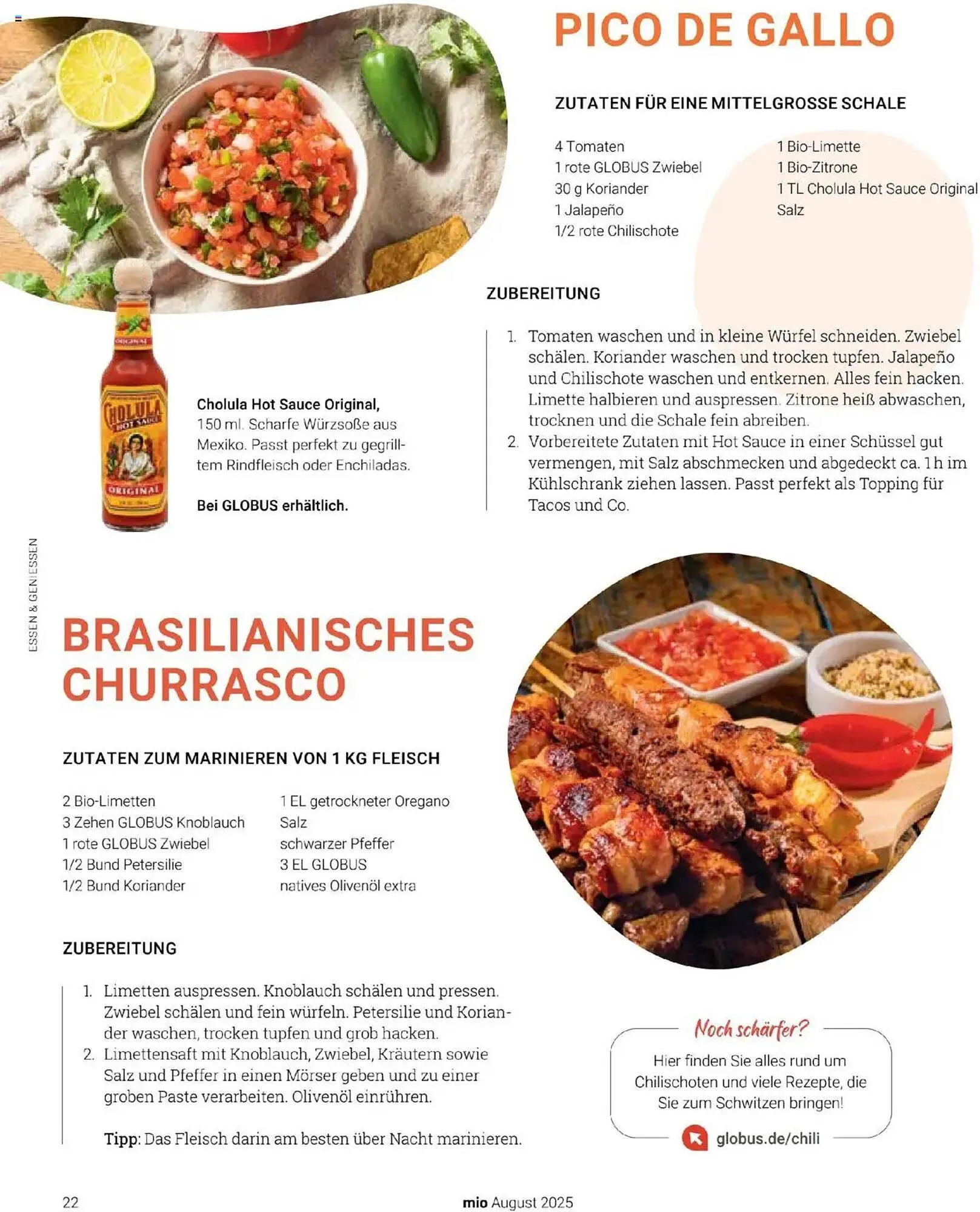 Globus Prospekt von 1. August bis 31. August 2025 - Prospekt seite 22