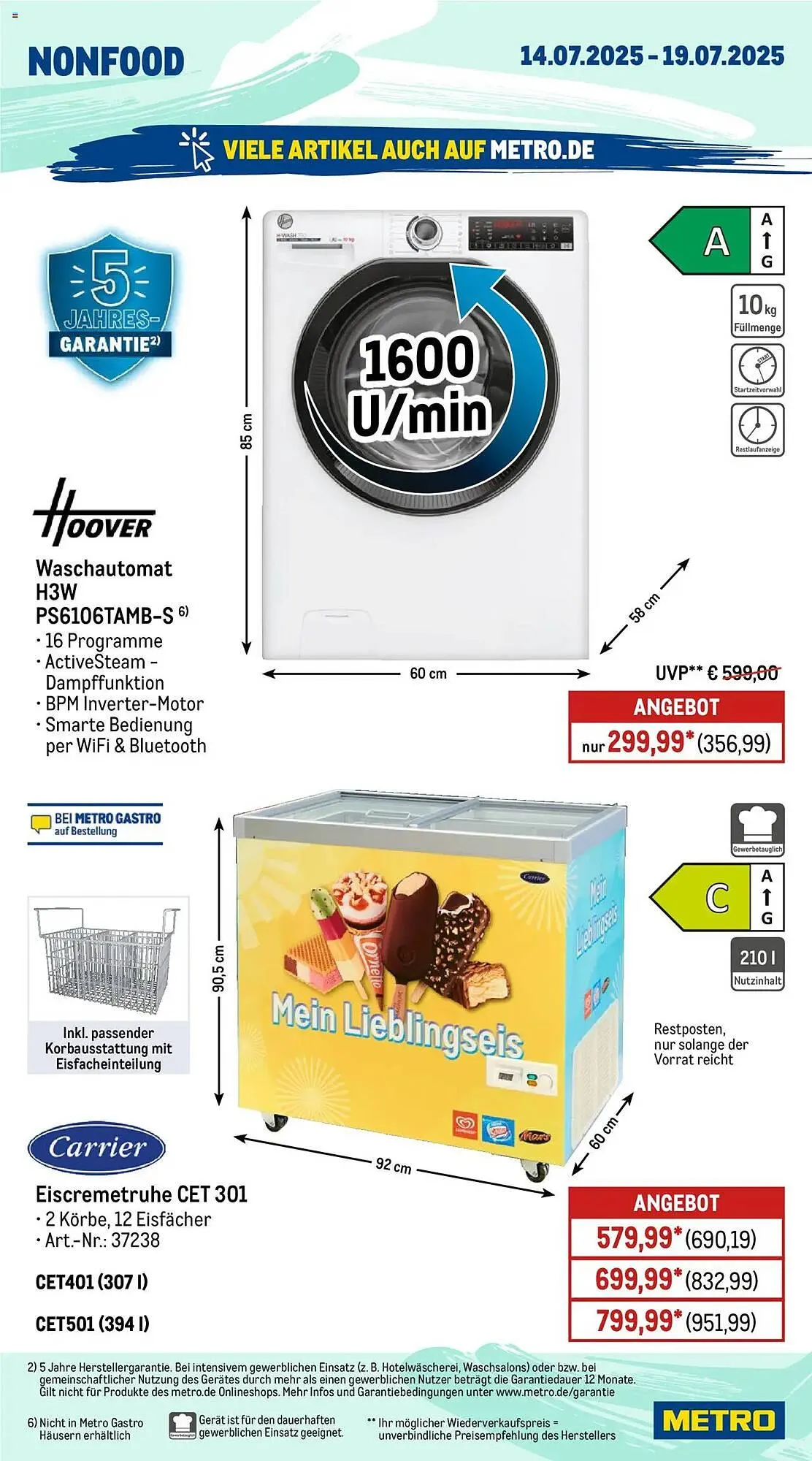 METRO Prospekt von 14. Juli bis 19. Juli 2025 - Prospekt seite 19