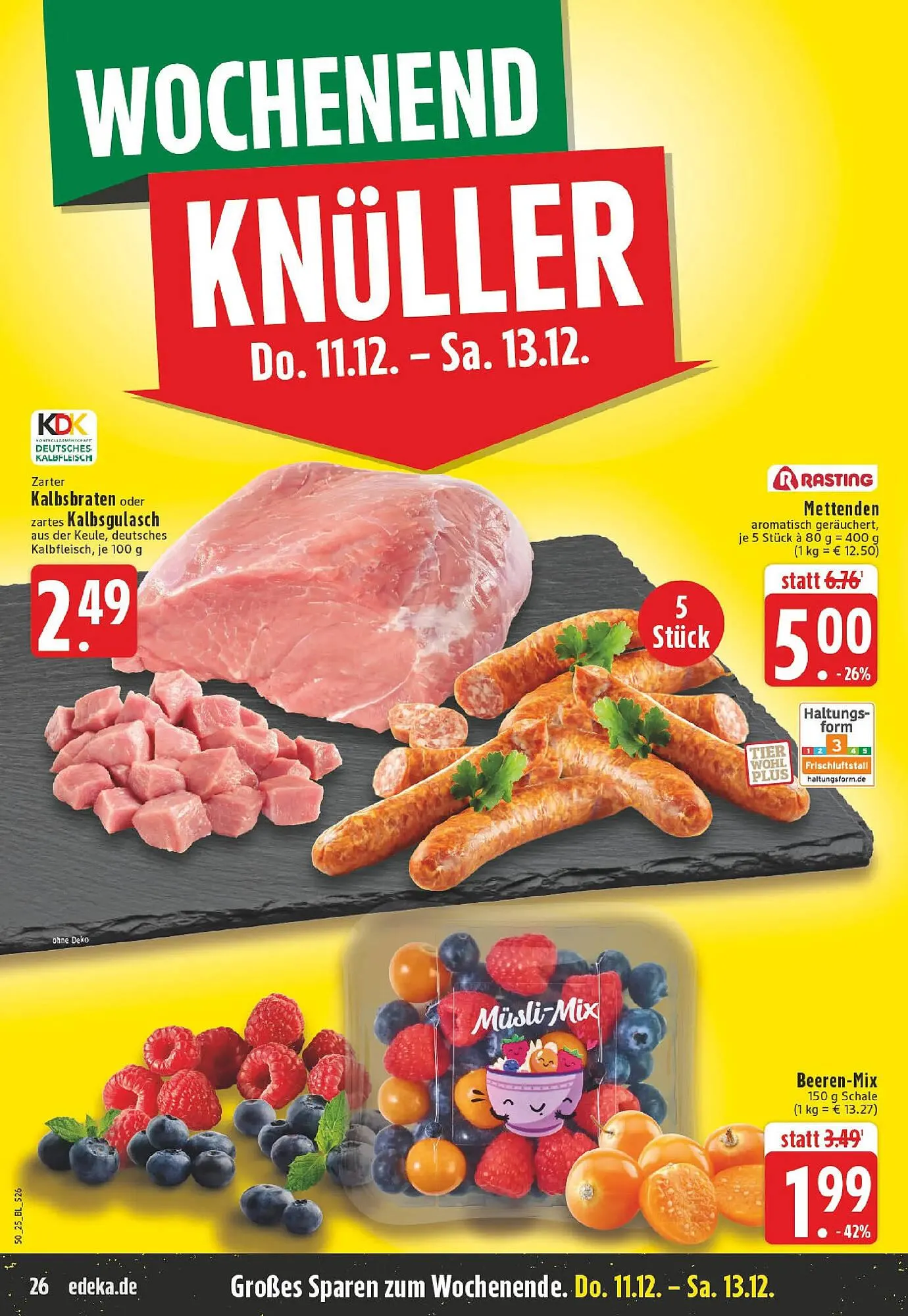 Edeka Prospekt von 8. Dezember bis 13. Dezember 2025 - Prospekt seite 26