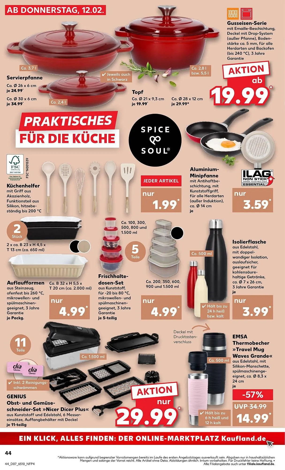 Kaufland Prospekt von 16. Februar bis 18. Februar 2026 - Prospekt seite 44