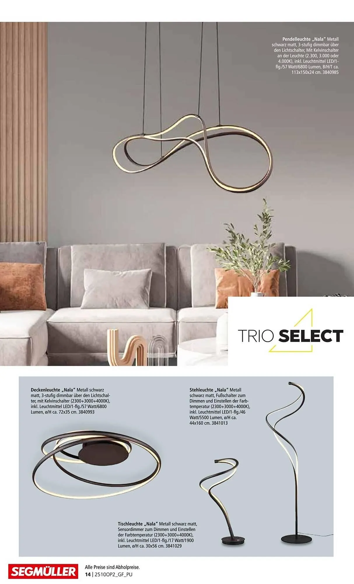 Segmüller Prospekt von 29. September bis 4. Januar 2026 - Prospekt seite 14