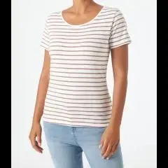 Gestreiftes Basic T-Shirt
