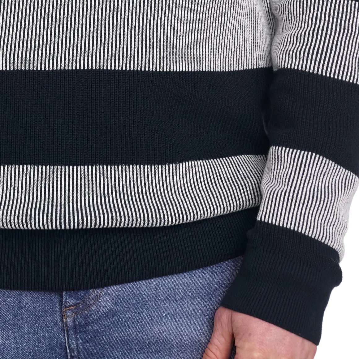 Herren Pullover mit Blockstreifen