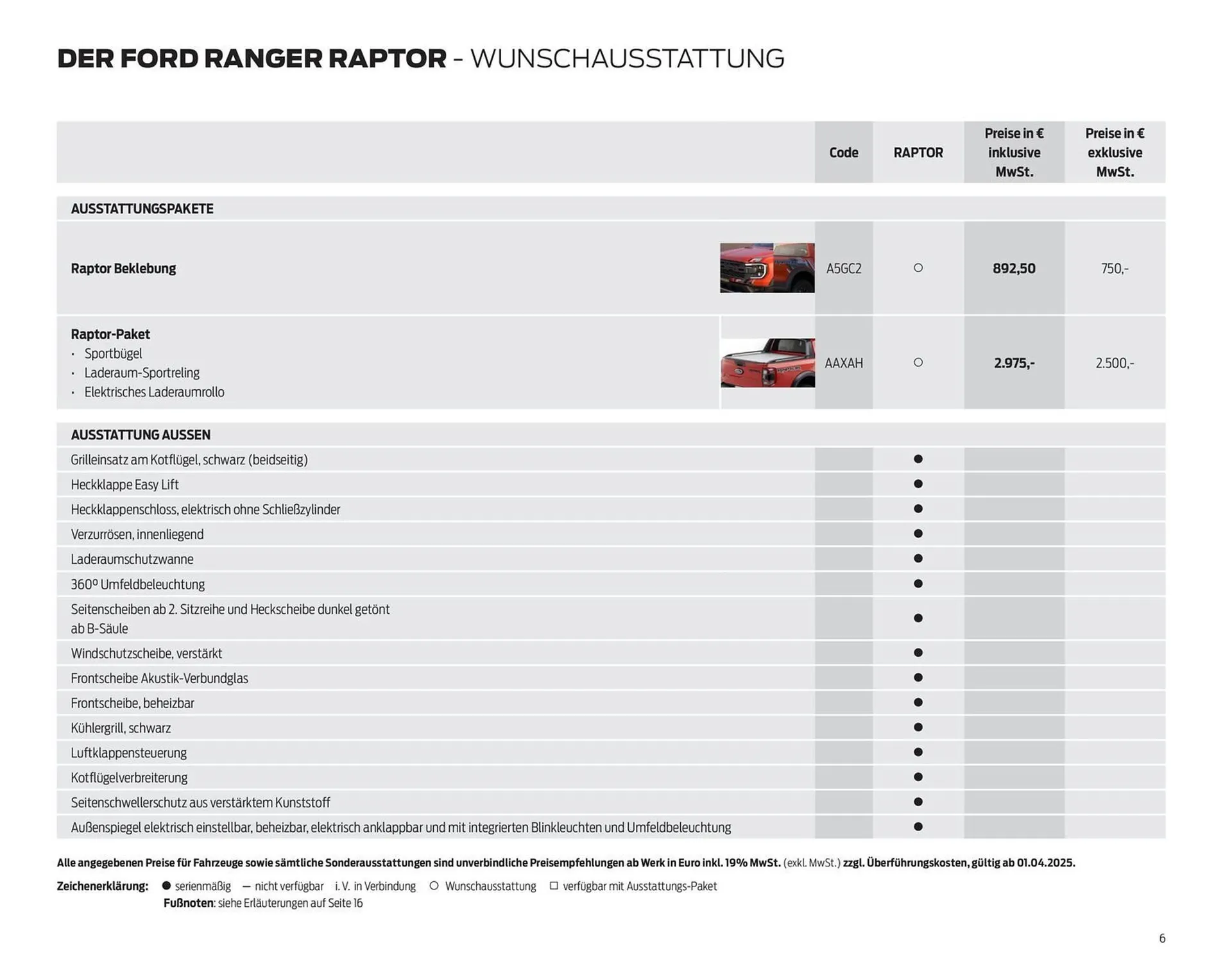Ford Prospekt von 25. März bis 8. April 2026 - Prospekt seite 6
