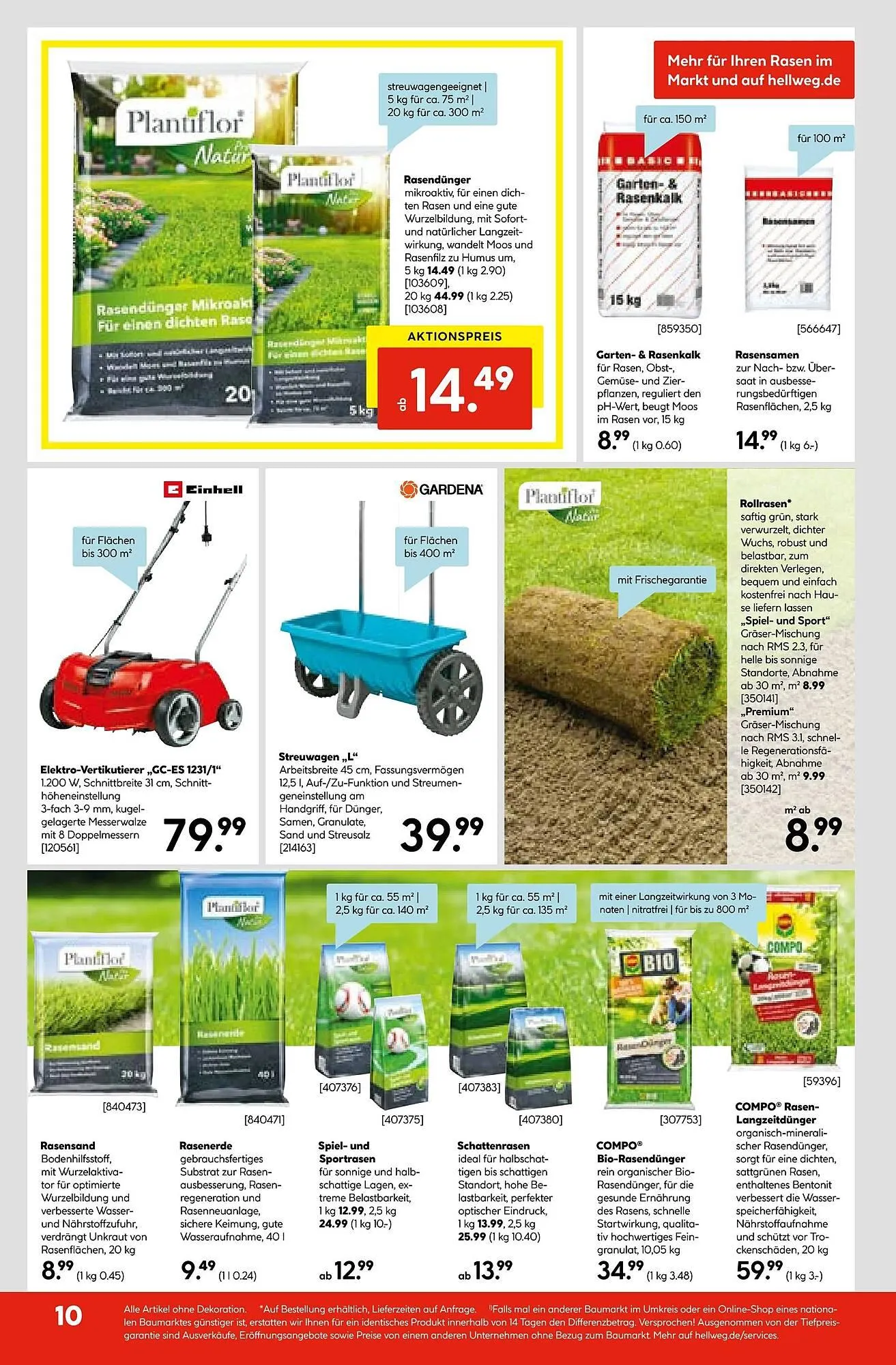 Hellweg Prospekt von 16. März bis 22. März 2026 - Prospekt seite 10