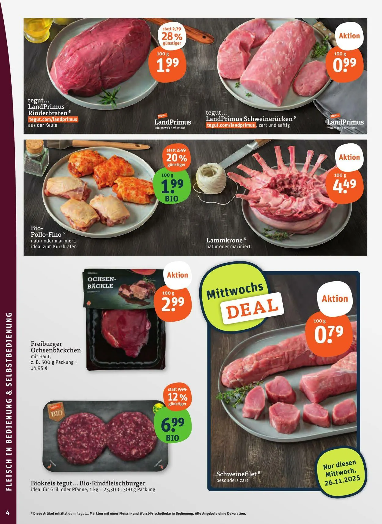 Tegut Aktueller Prospekt von 17. November bis 23. November 2025 - Prospekt seite 6