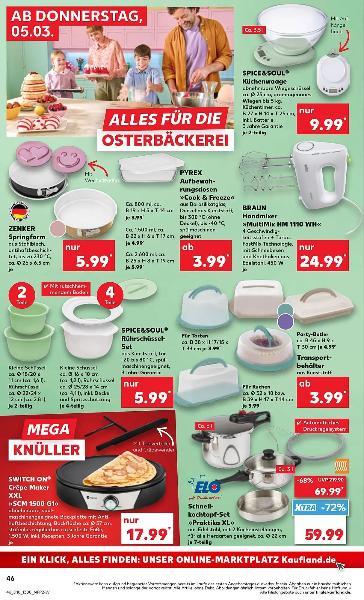 Kaufland Prospekt von 4. März bis 10. März 2026 - Prospekt seite 46