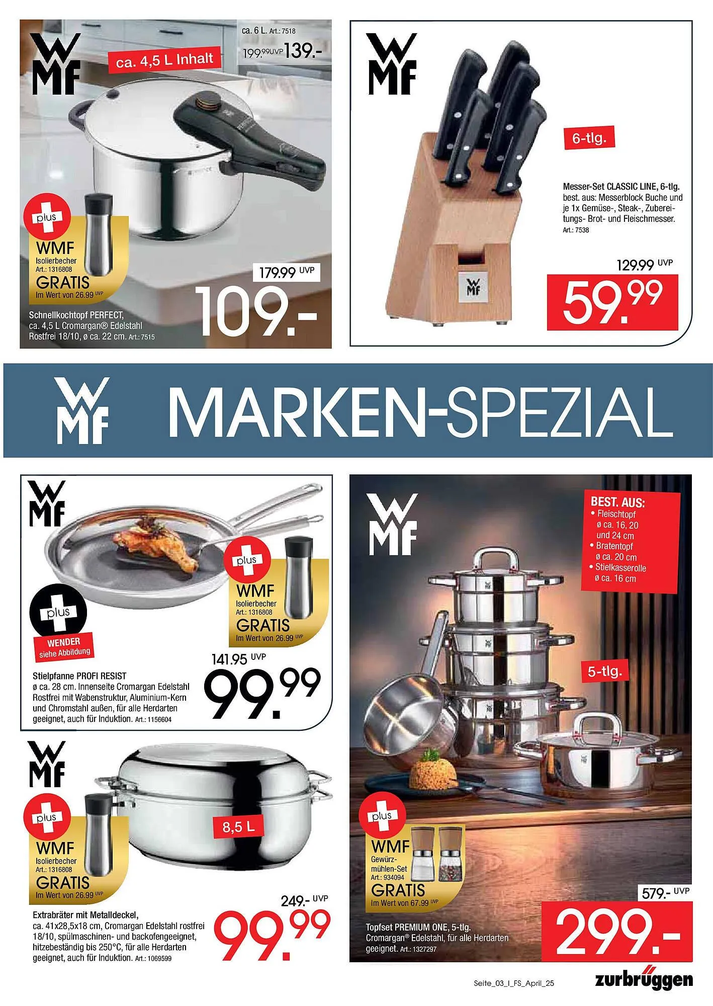 Zurbrüggen Prospekt von 17. März bis 30. April 2025 - Prospekt seite 3