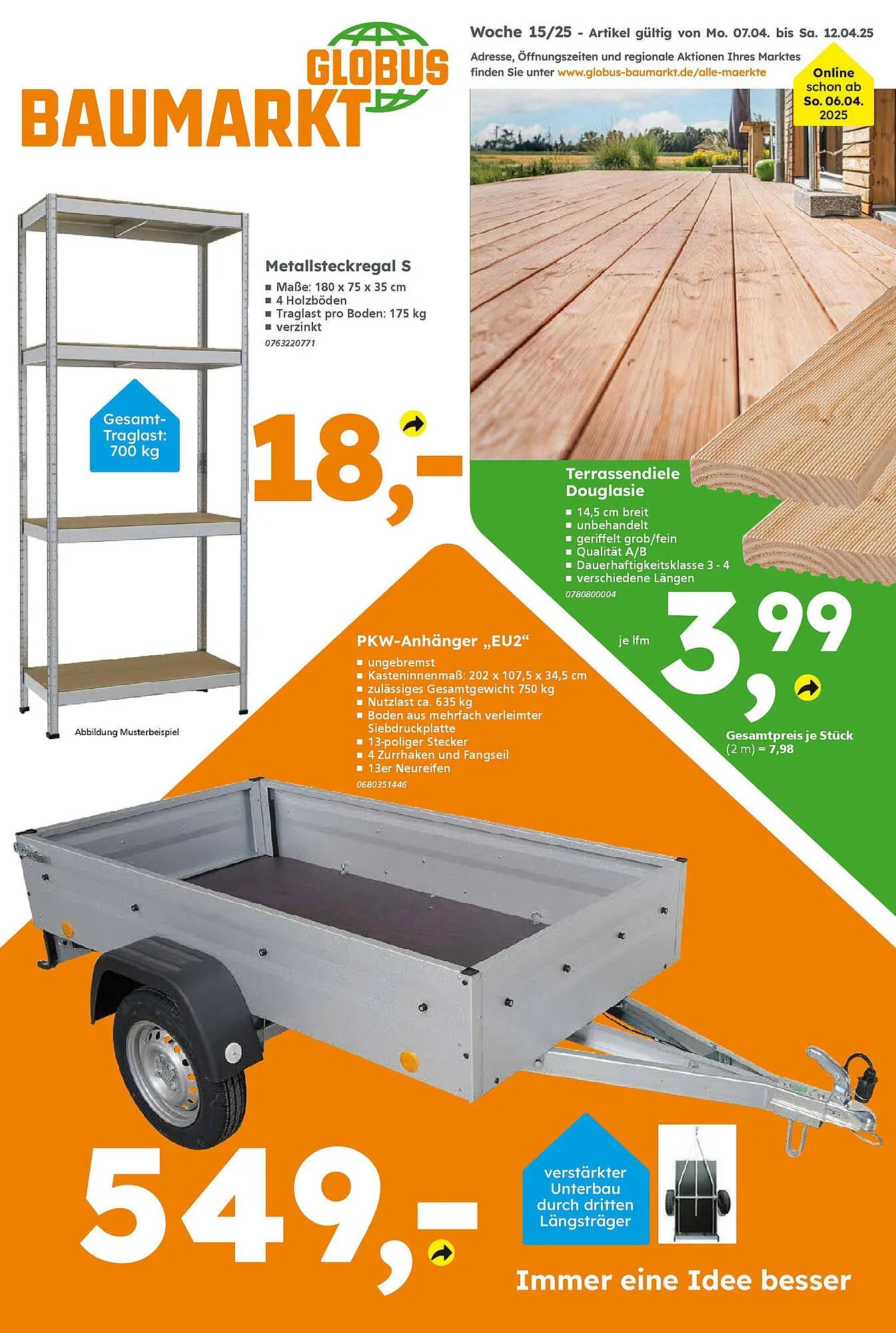 Globus Baumarkt Prospekt - 1