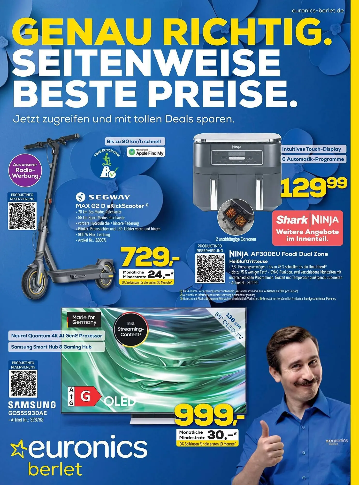 Euronics Berlet Prospekt von 24. April bis 3. Mai 2025 - Prospekt seite 1