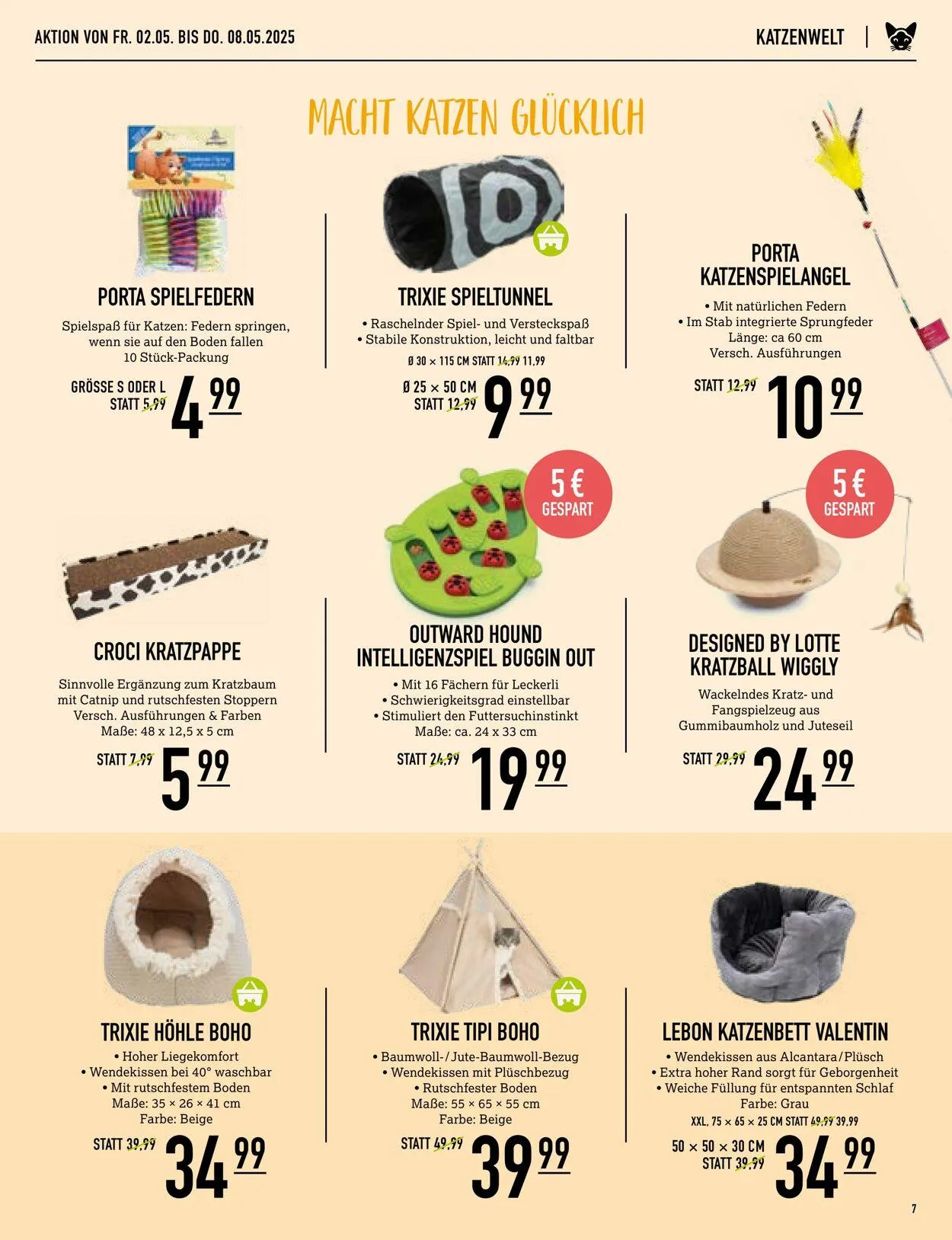 Kölle Zoo Aktueller Prospekt von 30. April bis 14. Mai 2025 - Prospekt seite 7