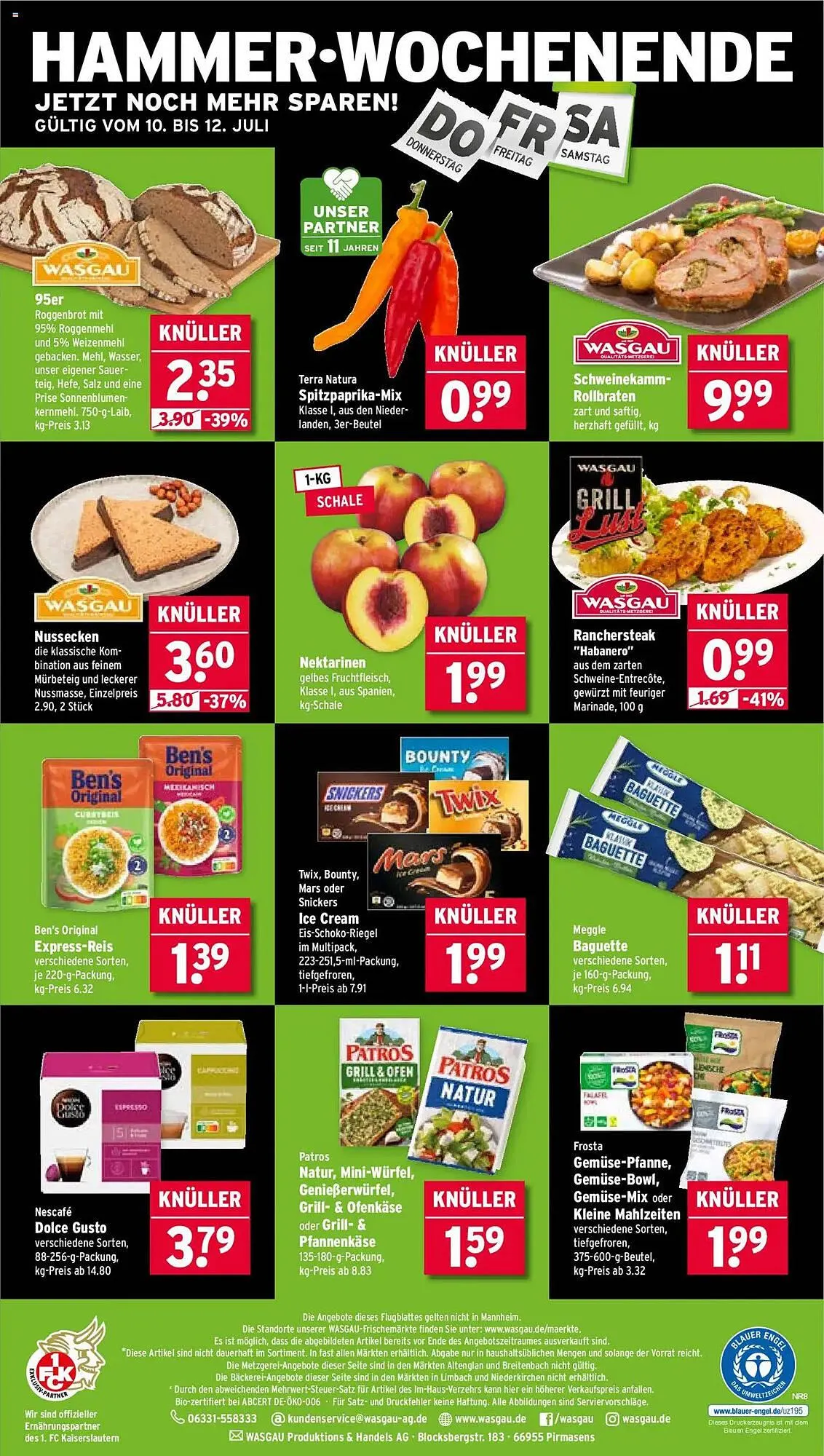 Wasgau Prospekt von 7. Juli bis 12. Juli 2025 - Prospekt seite 24