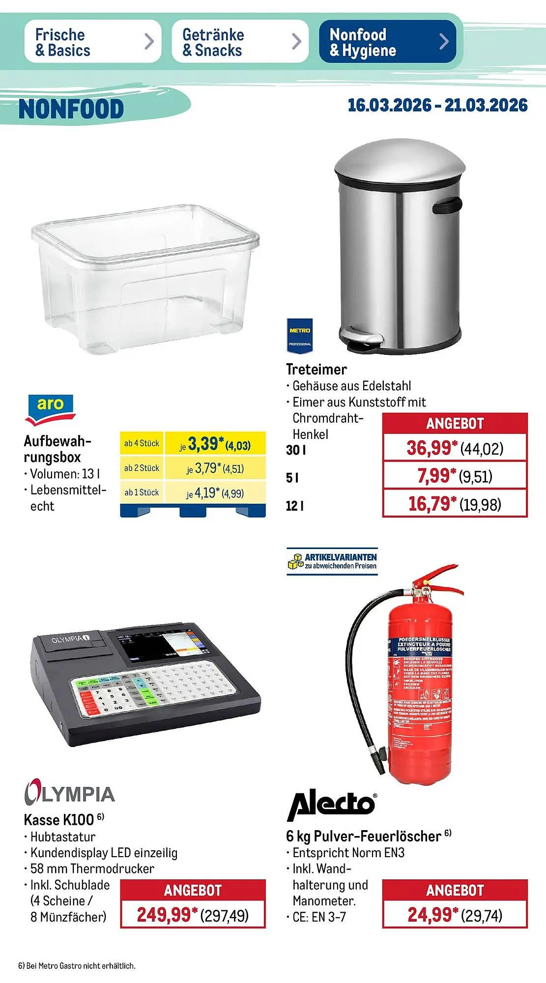 METRO Prospekt von 15. März bis 21. März 2026 - Prospekt seite 50