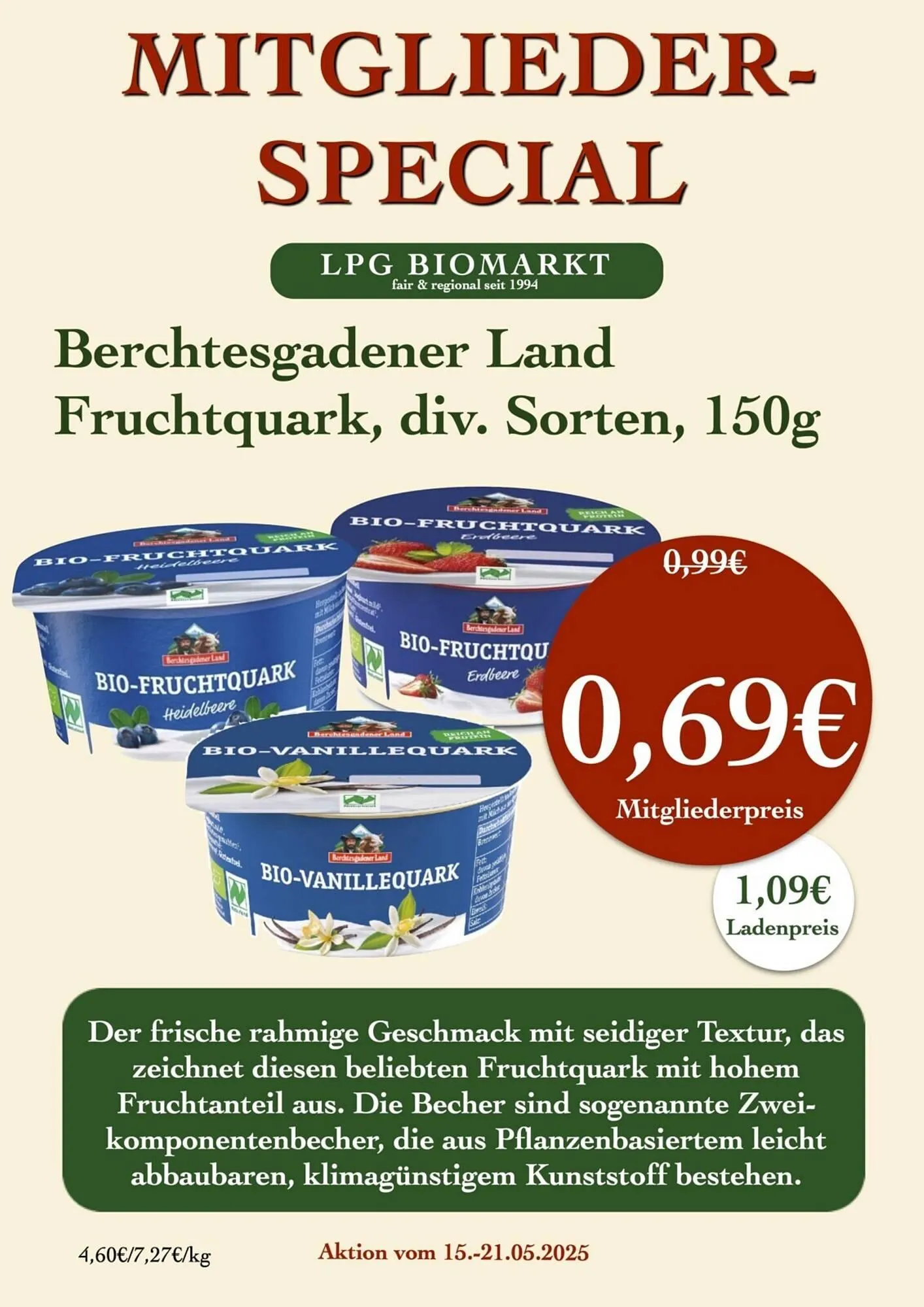 LPG Biomarkt Prospekt von 15. Mai bis 21. Mai 2025 - Prospekt seite 13
