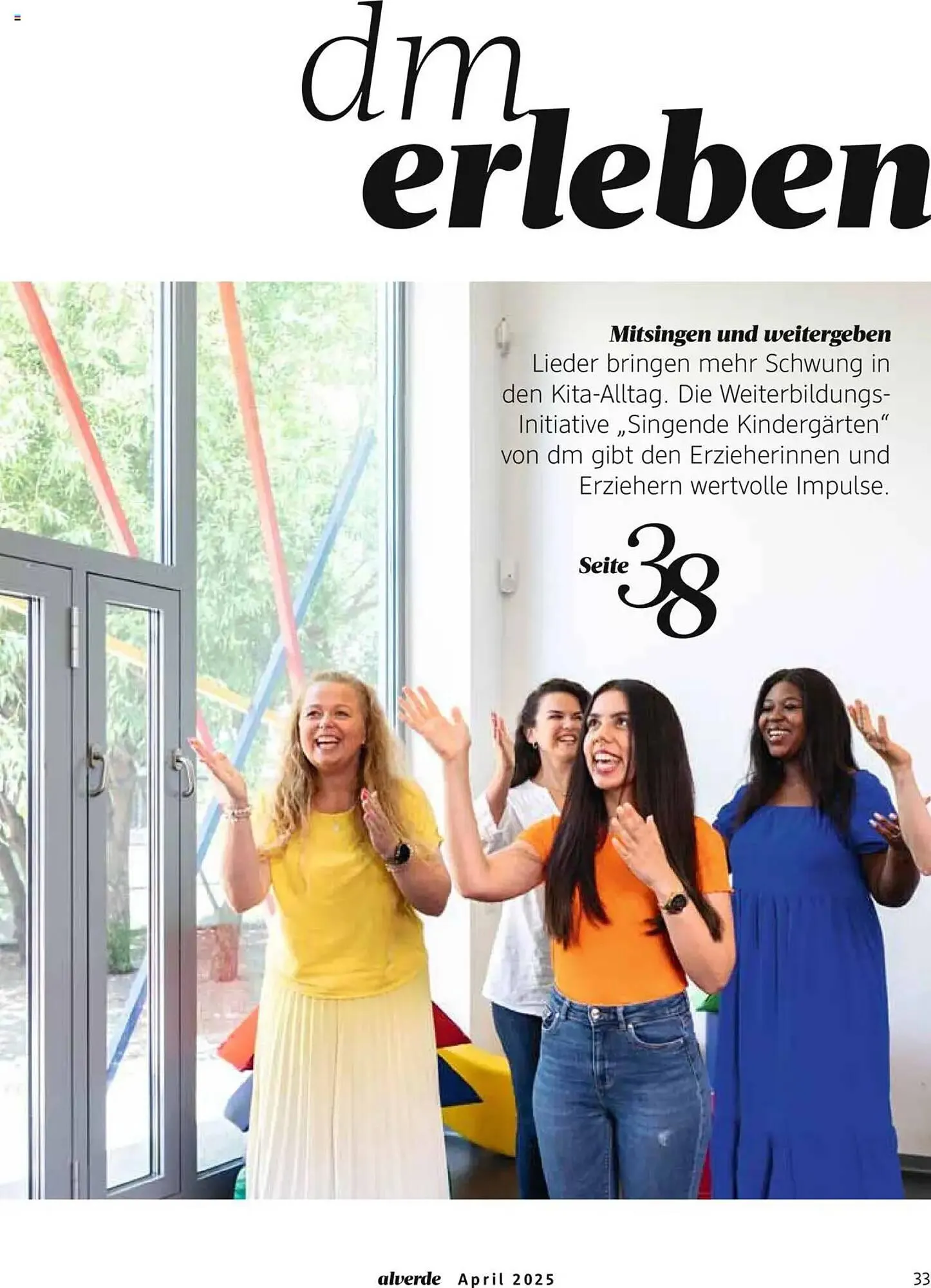 dm drogerie Prospekt von 1. April bis 30. April 2025 - Prospekt seite 33